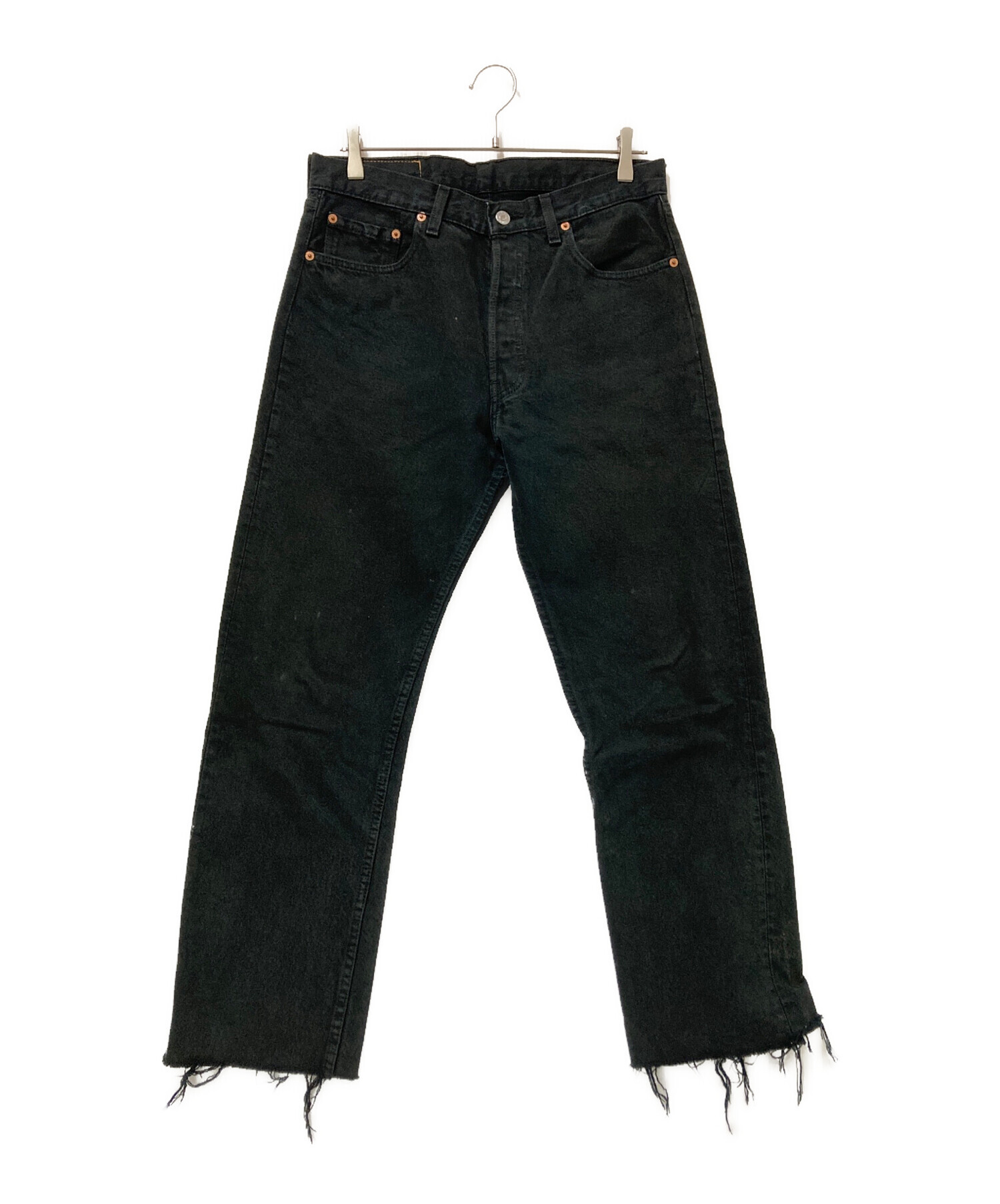 〔未使用〕Levi's リーバイス 501 W33L32 ブラック BLACK 中古・古着通販】LEVI'S (リーバイス) 501ブラックデニムパンツ