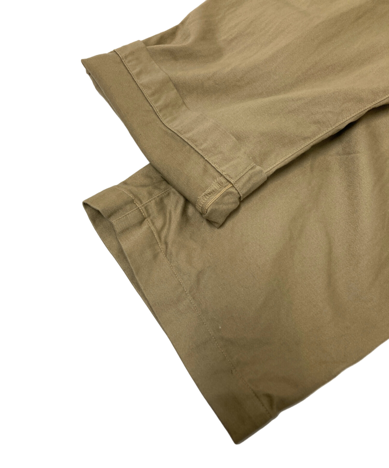 comoli コットンオーバーパンツ 3 シンチバック comoli コットンオーバーパンツ 3 シンチバック comoli コットン