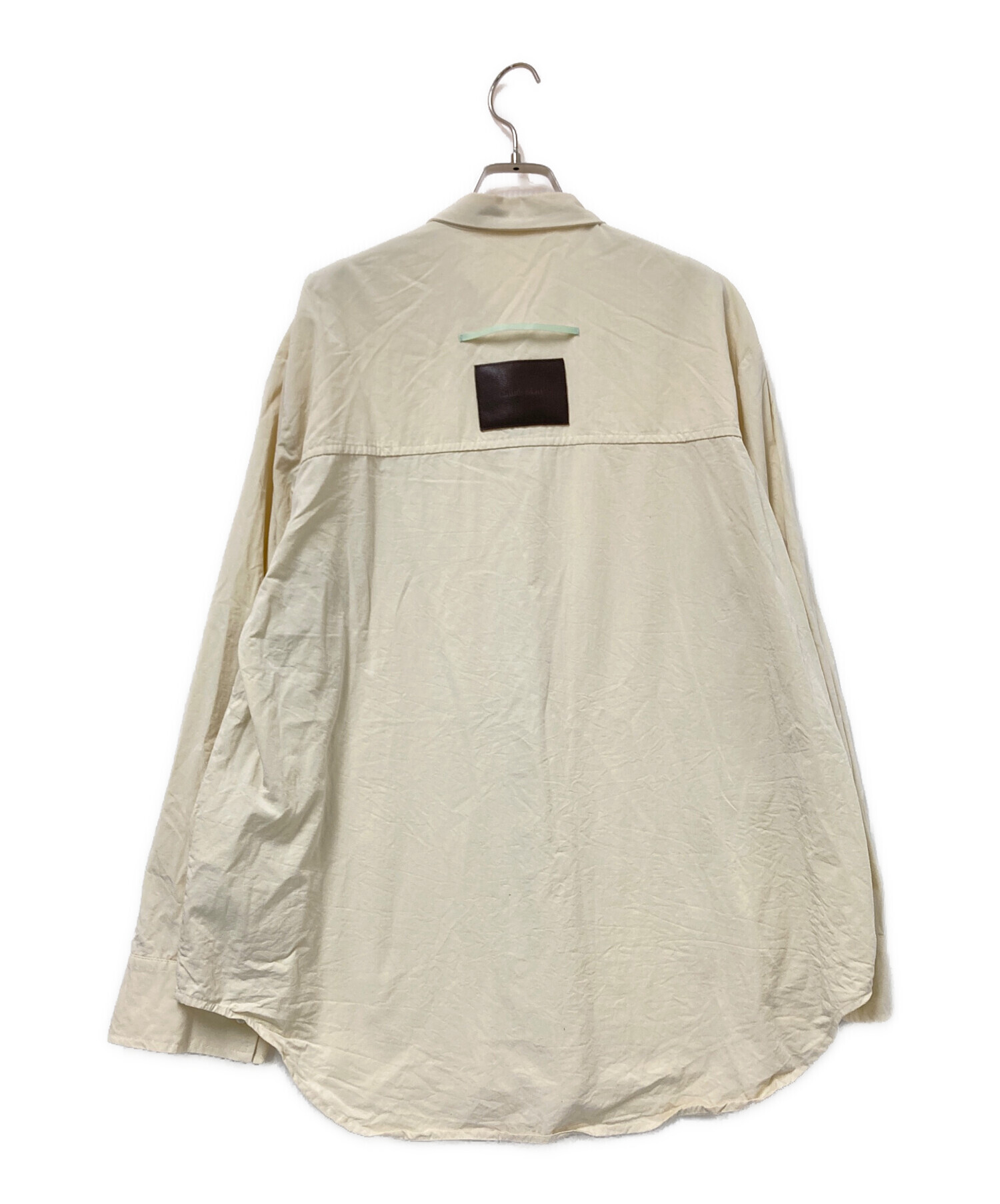 中古・古着通販】Knuth Marf (クヌースマーフ) ラベル オーバーシャツ 