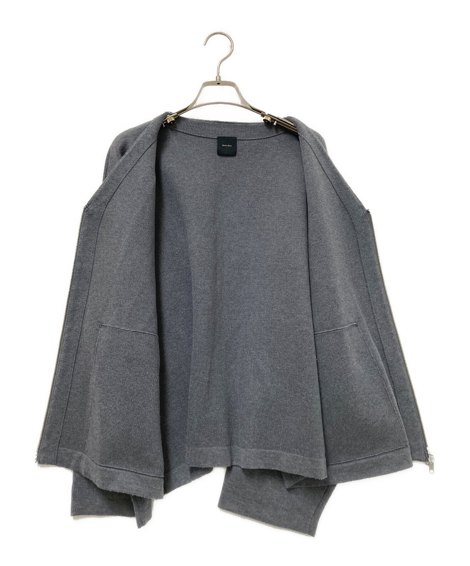Spick & Span determ 長袖 グレー 中古・古着通販】Spick and Span (スピック＆スパン) ダブルジップ