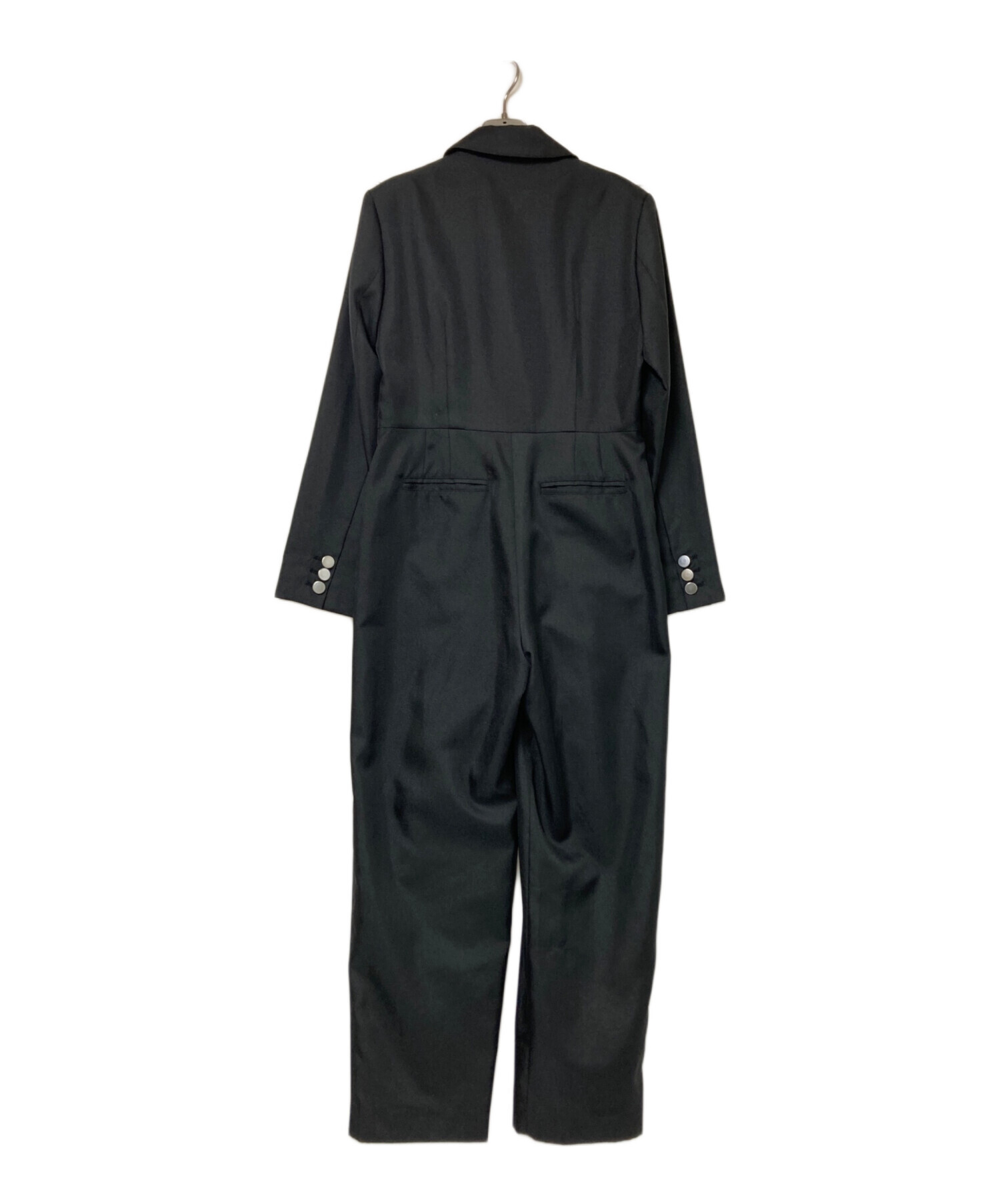 中古・古着通販】THROW (スロー) ジャンプスーツ ブラック サイズ:1