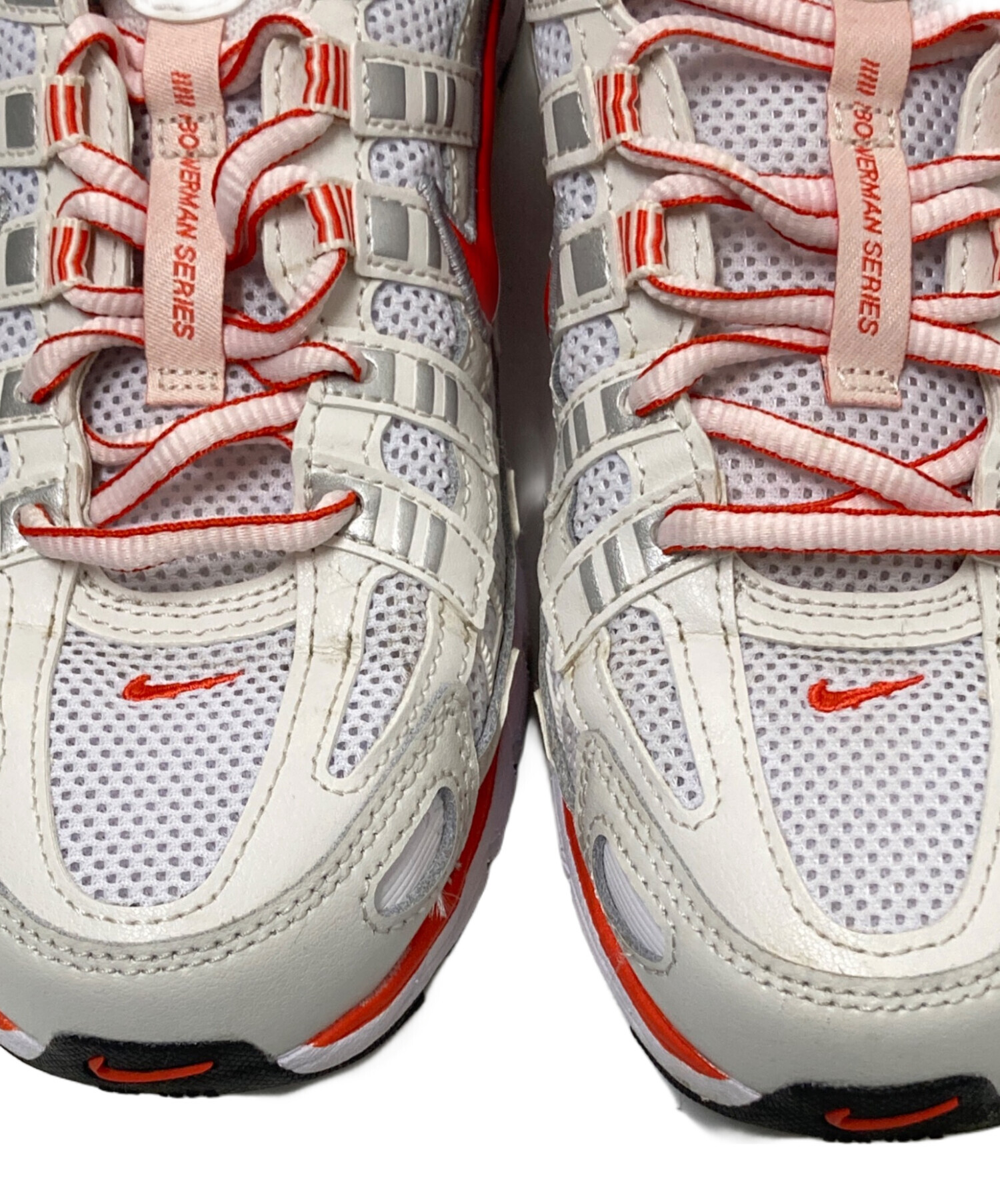 中古・古着通販】NIKE (ナイキ) P-6000 ホワイト×オレンジ サイズ:24.5 