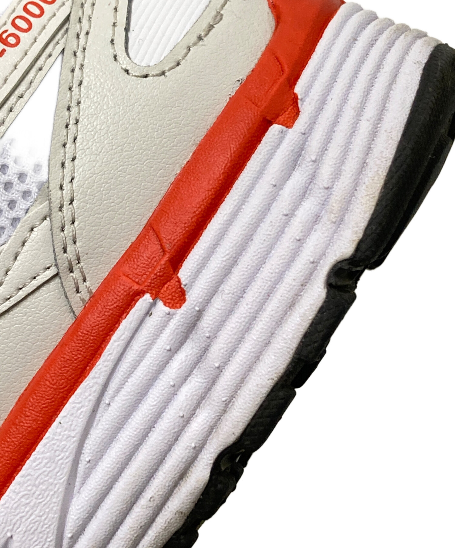 中古・古着通販】NIKE (ナイキ) P-6000 ホワイト×オレンジ サイズ:24.5