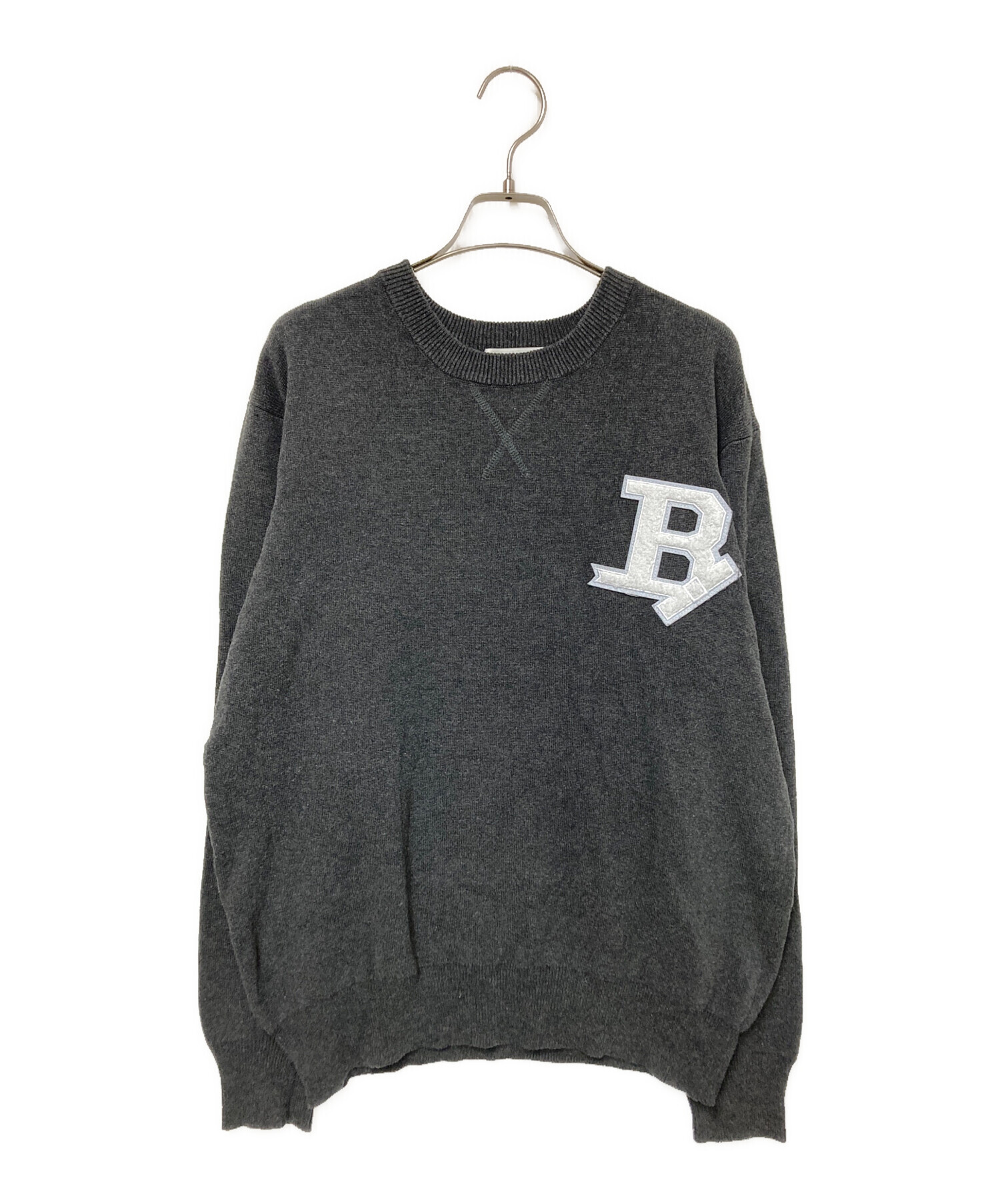 中古・古着通販】Bibiy. (ビビィ) B. CLUB KNIT グレー サイズ:M