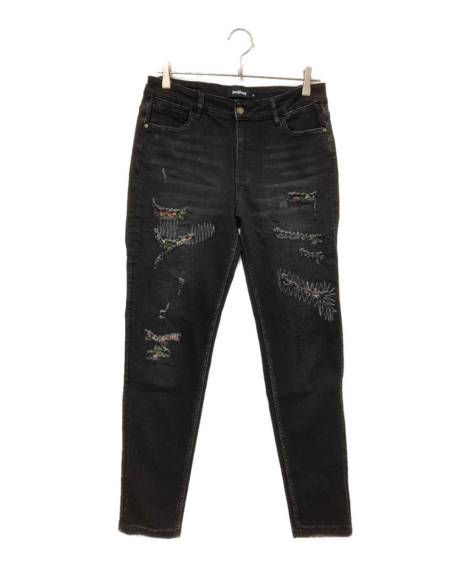 中古・古着通販】Desigual (デシグアル) アンクル スキニージーンズ 