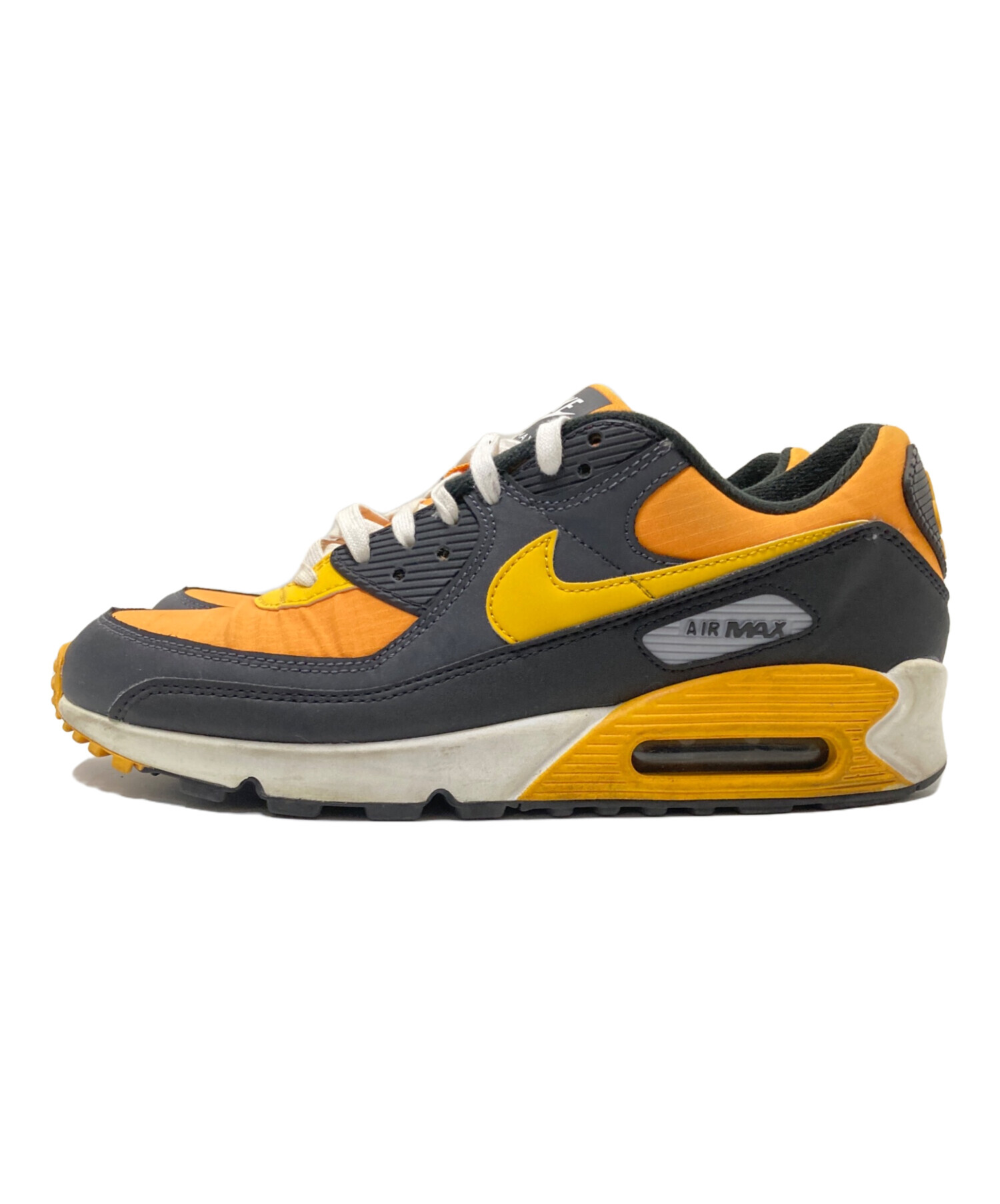 中古・古着通販】NIKE (ナイキ) スニーカー ブラック×オレンジ サイズ 