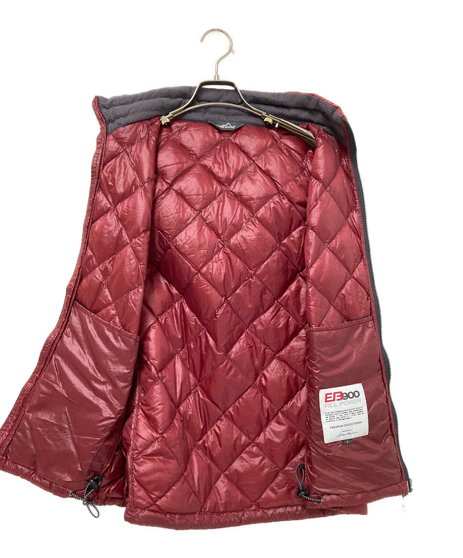 中古・古着通販】Eddie Bauer (エディーバウアー) ダウンベスト レッド