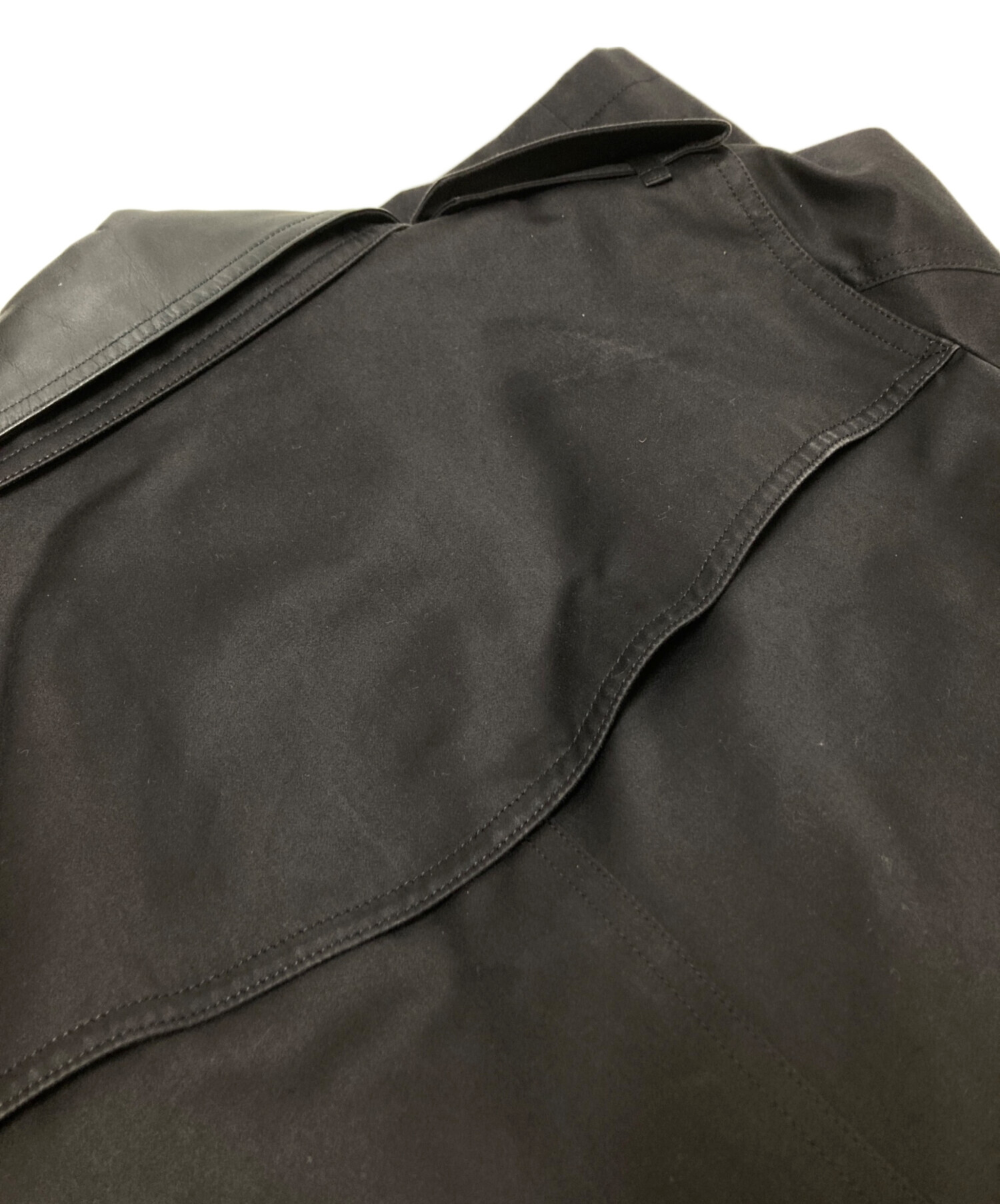 中古・古着通販】BURBERRY LONDON (バーバリーロンドン) レザー切替