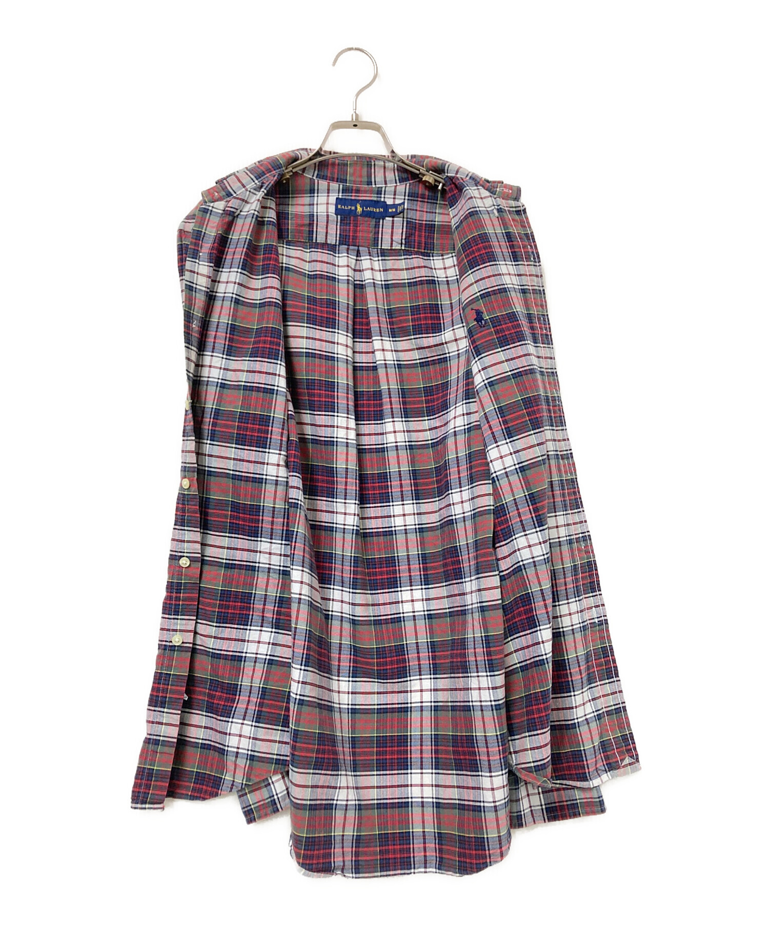 中古・古着通販】RALPH LAUREN (ラルフローレン) チェックBDシャツ 