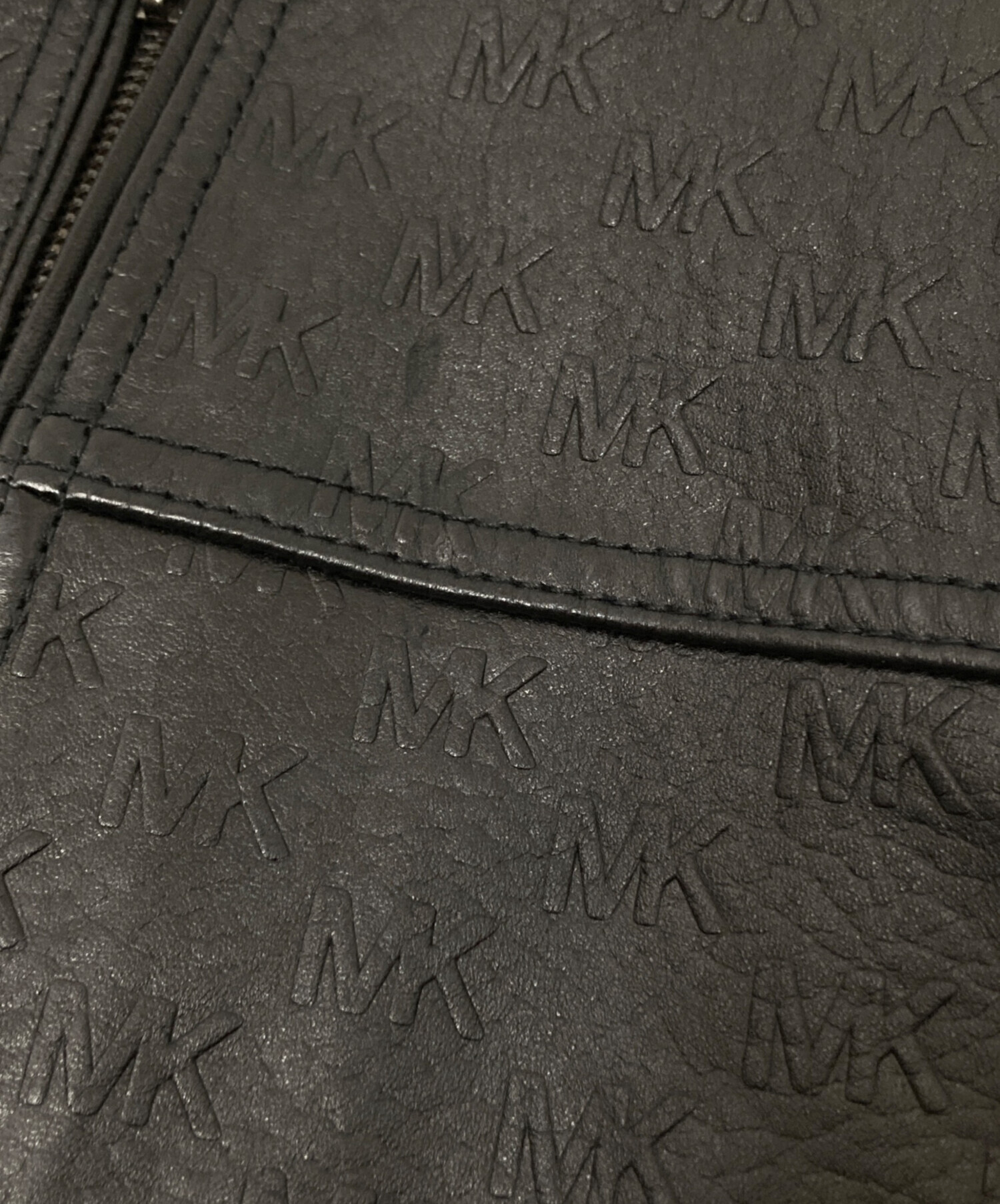中古・古着通販】MICHAEL KORS (マイケル・コース) モノグラム柄レザー