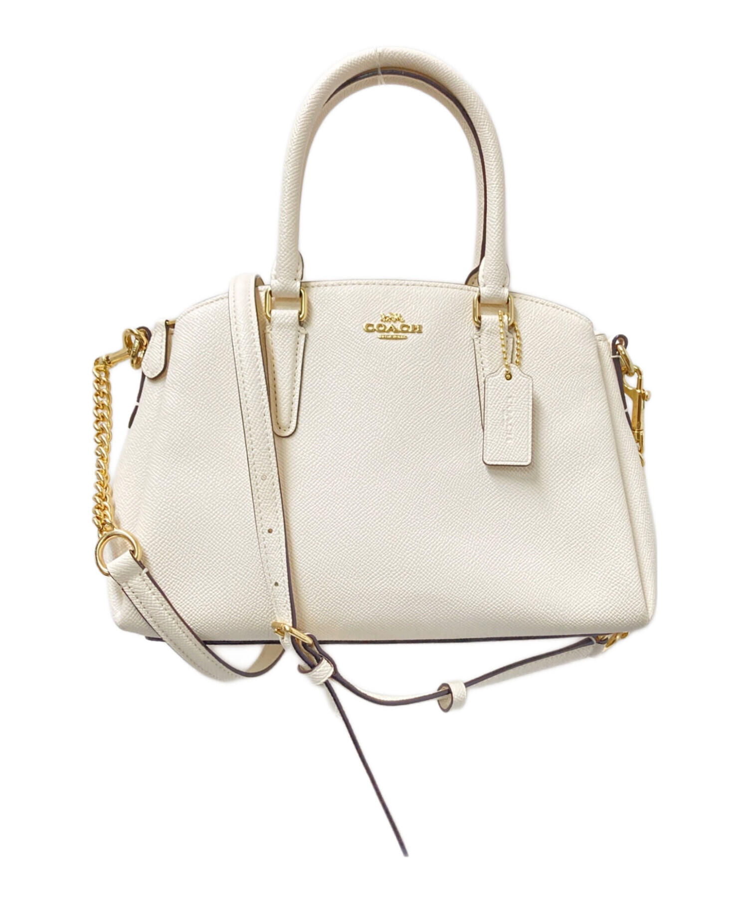 中古・古着通販】COACH (コーチ) ショルダーバッグ アイボリー サイズ 