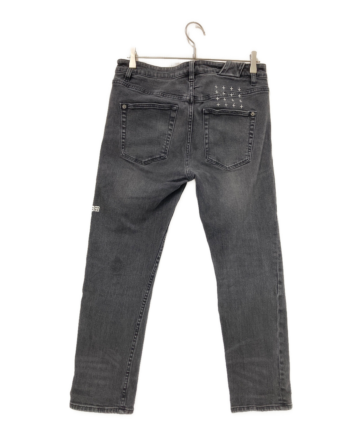 中古・古着通販】Ksubi (スビ) デニムスキニーパンツ ブラック サイズ