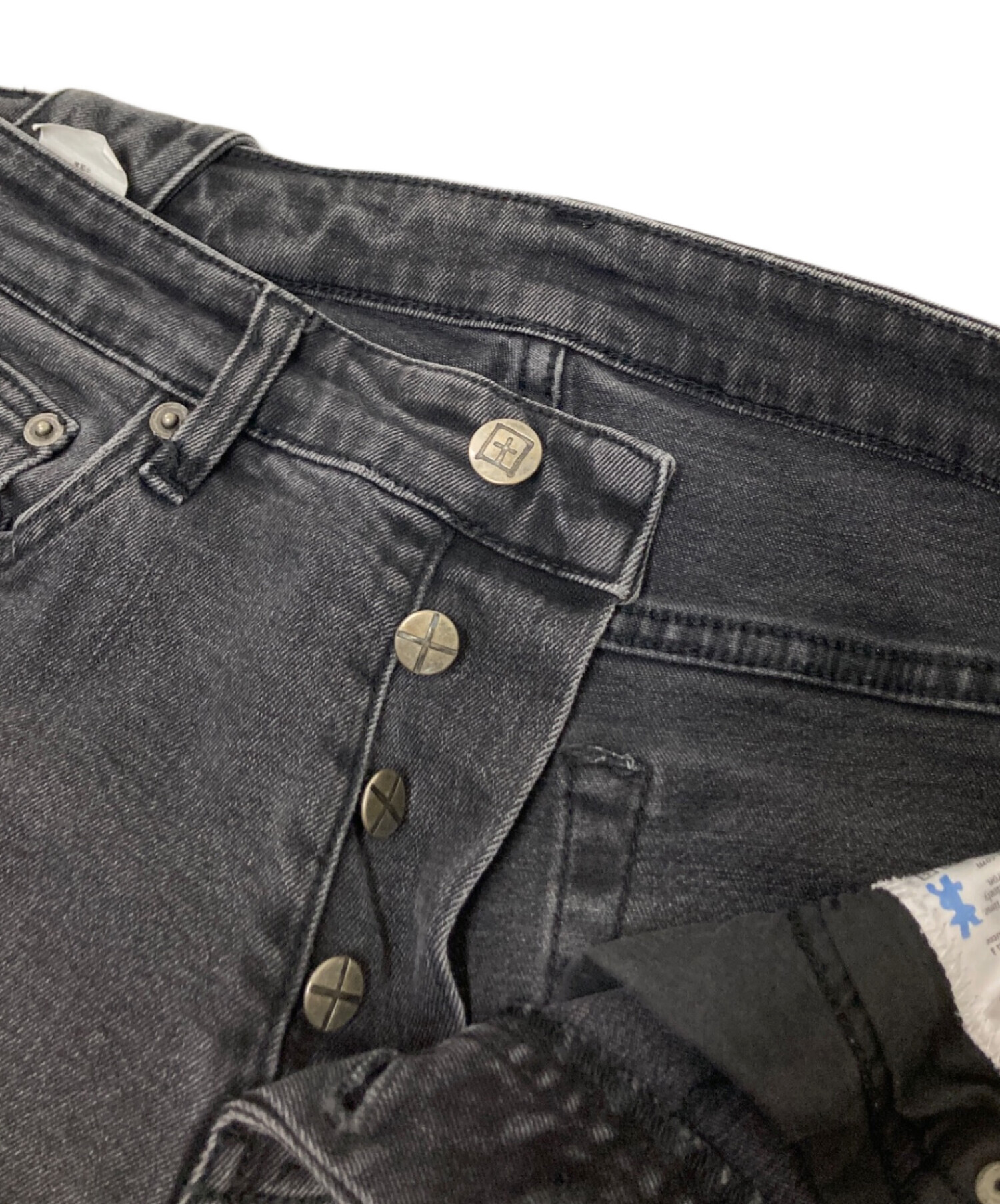 中古・古着通販】Ksubi (スビ) デニムスキニーパンツ ブラック サイズ 