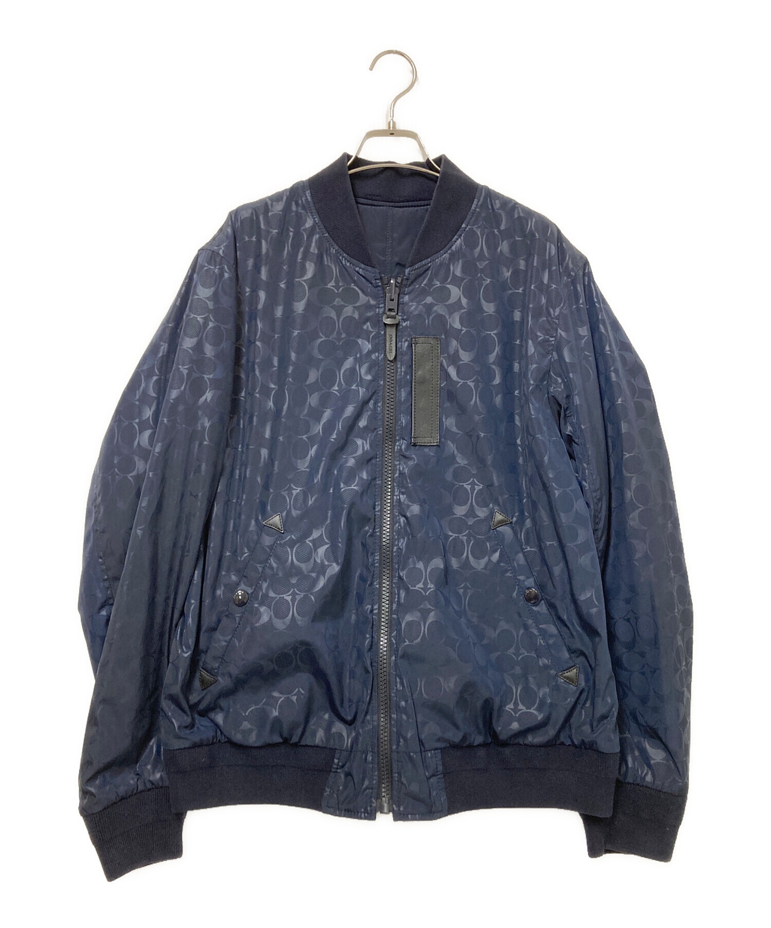 中古・古着通販】COACH (コーチ) リバーシブル シグネチャー MA-1