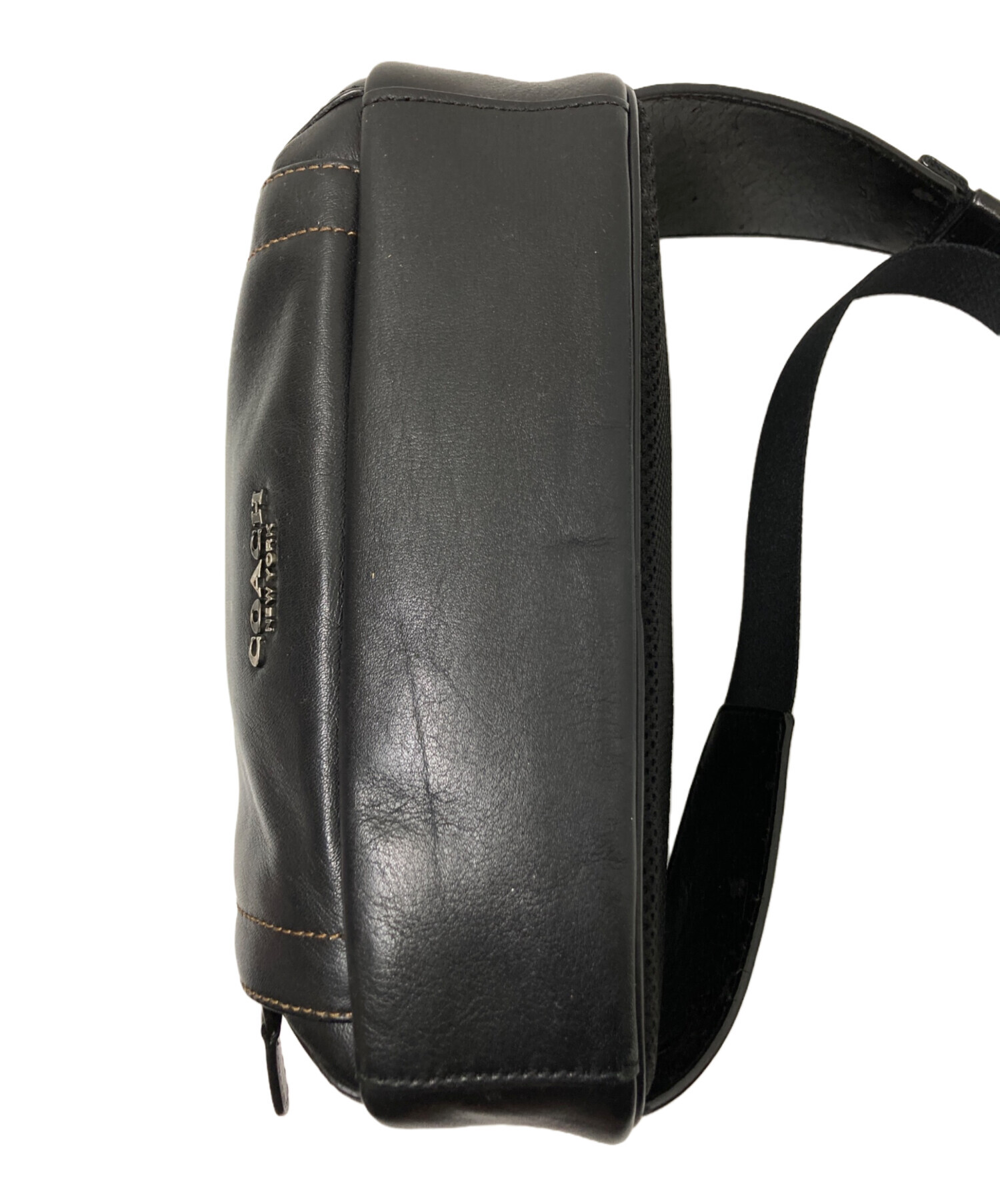 コーチ ショルダー  F57587【Bランク】【中古】 中古・古着通販】COACH (コーチ) ショルダーバッグ ブラック｜ブランド