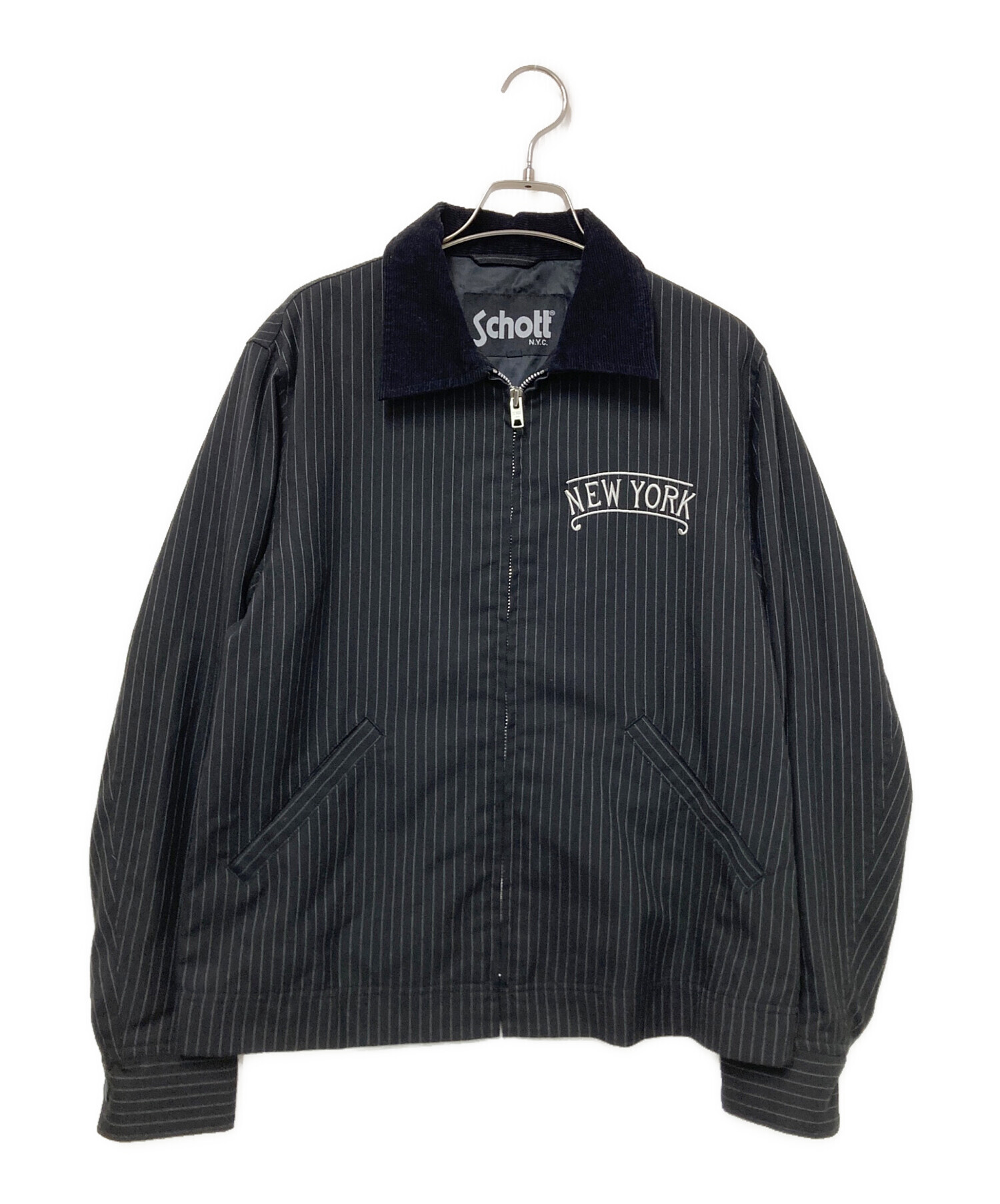 中古・古着通販】Schott (ショット) ストライプワークジャケット 