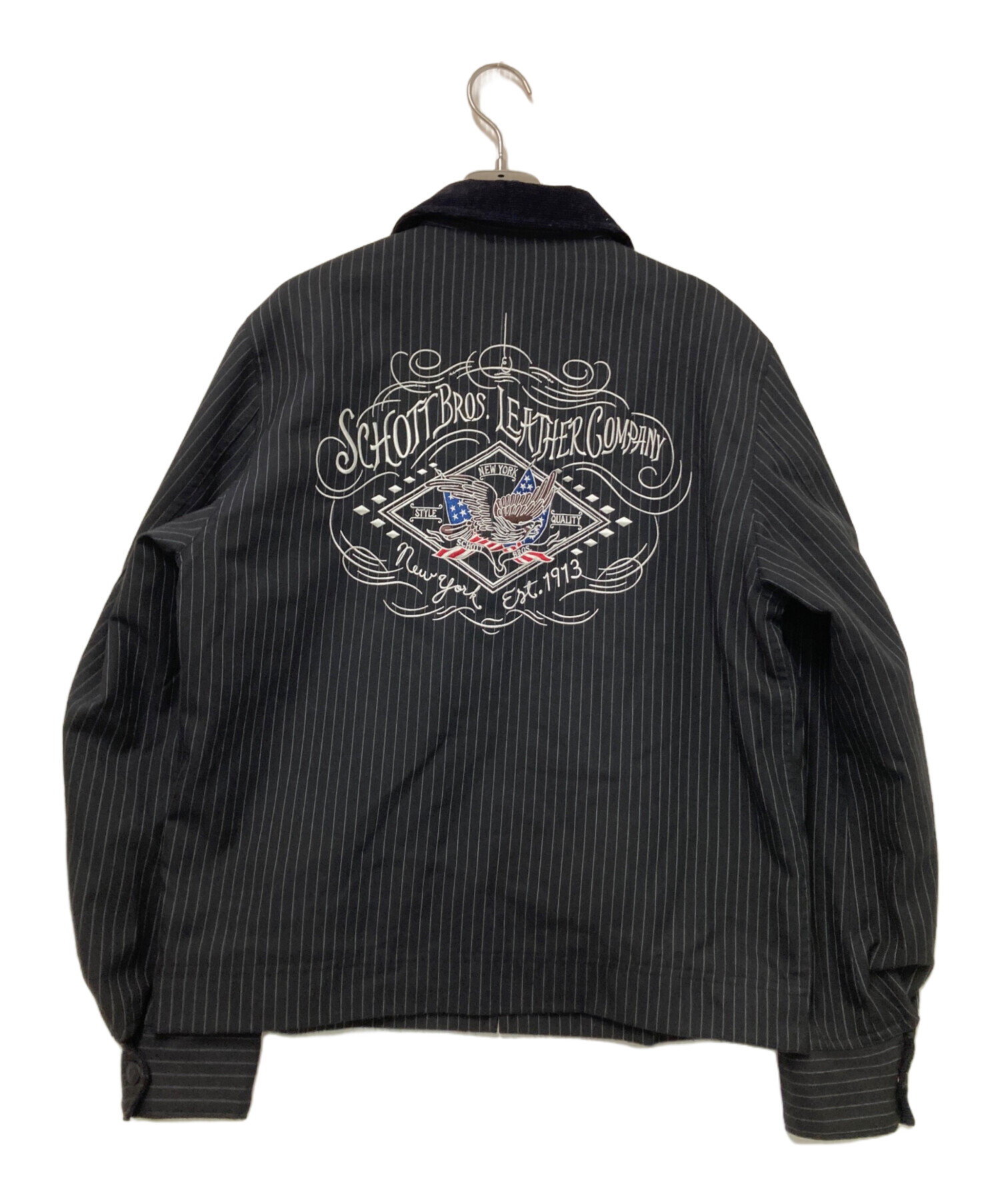 中古・古着通販】Schott (ショット) ストライプワークジャケット