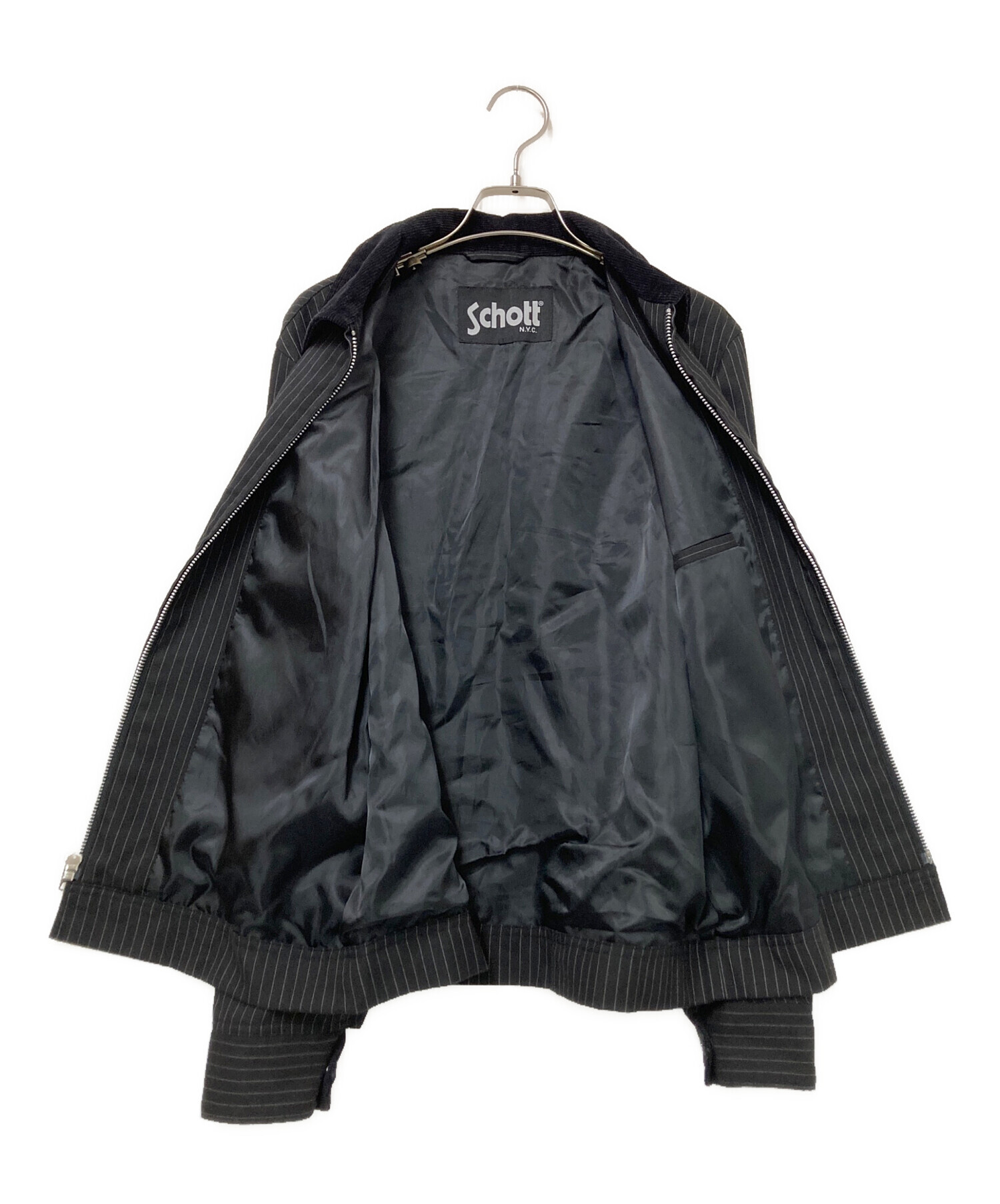 中古・古着通販】Schott (ショット) ストライプワークジャケット 