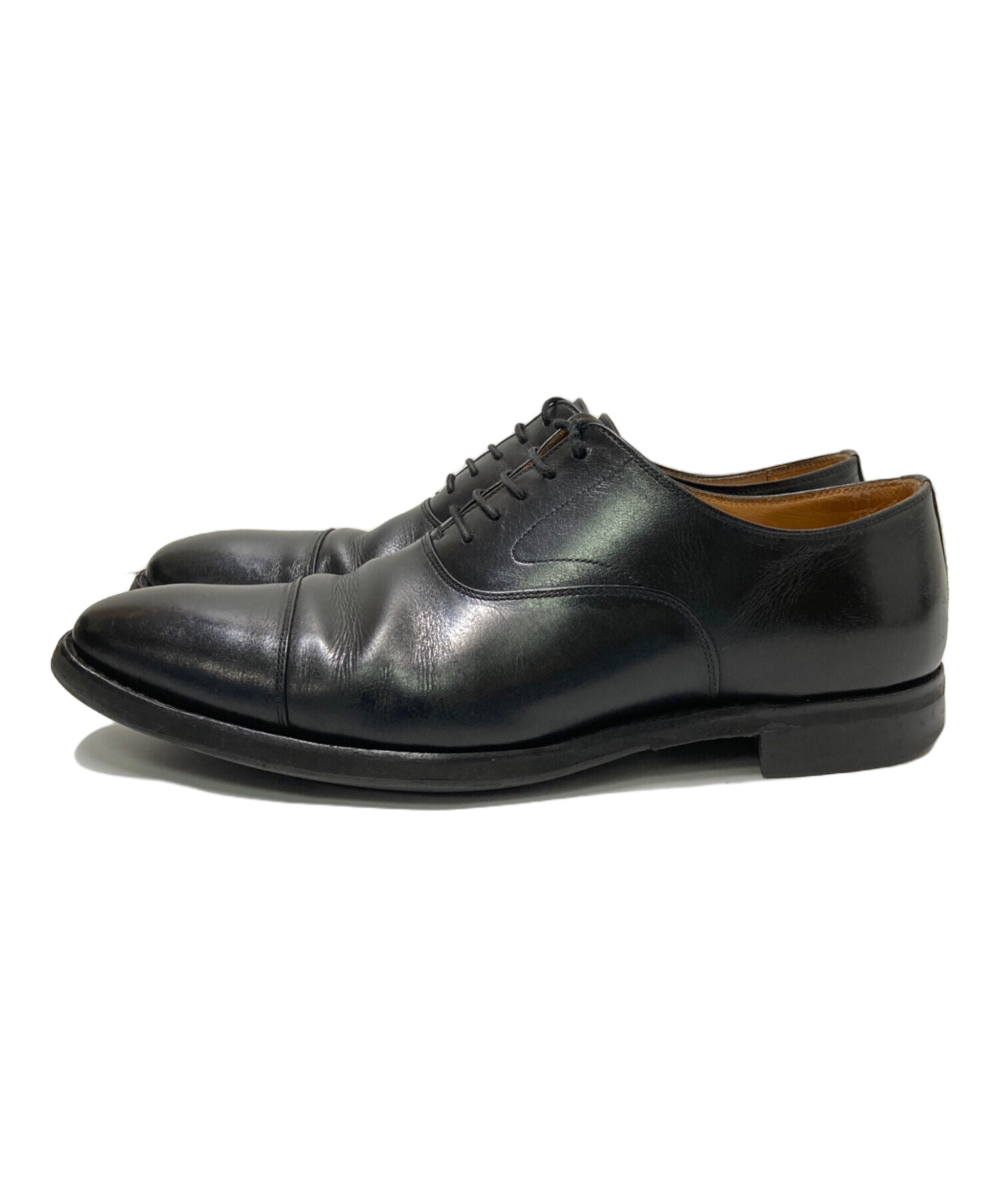 SCOTCH GRAIN 26 1/2 ストレートチップ　ブラックシューズ 中古・古着通販】SCOTCH GRAIN (スコッチグレイン) ストレートチップ
