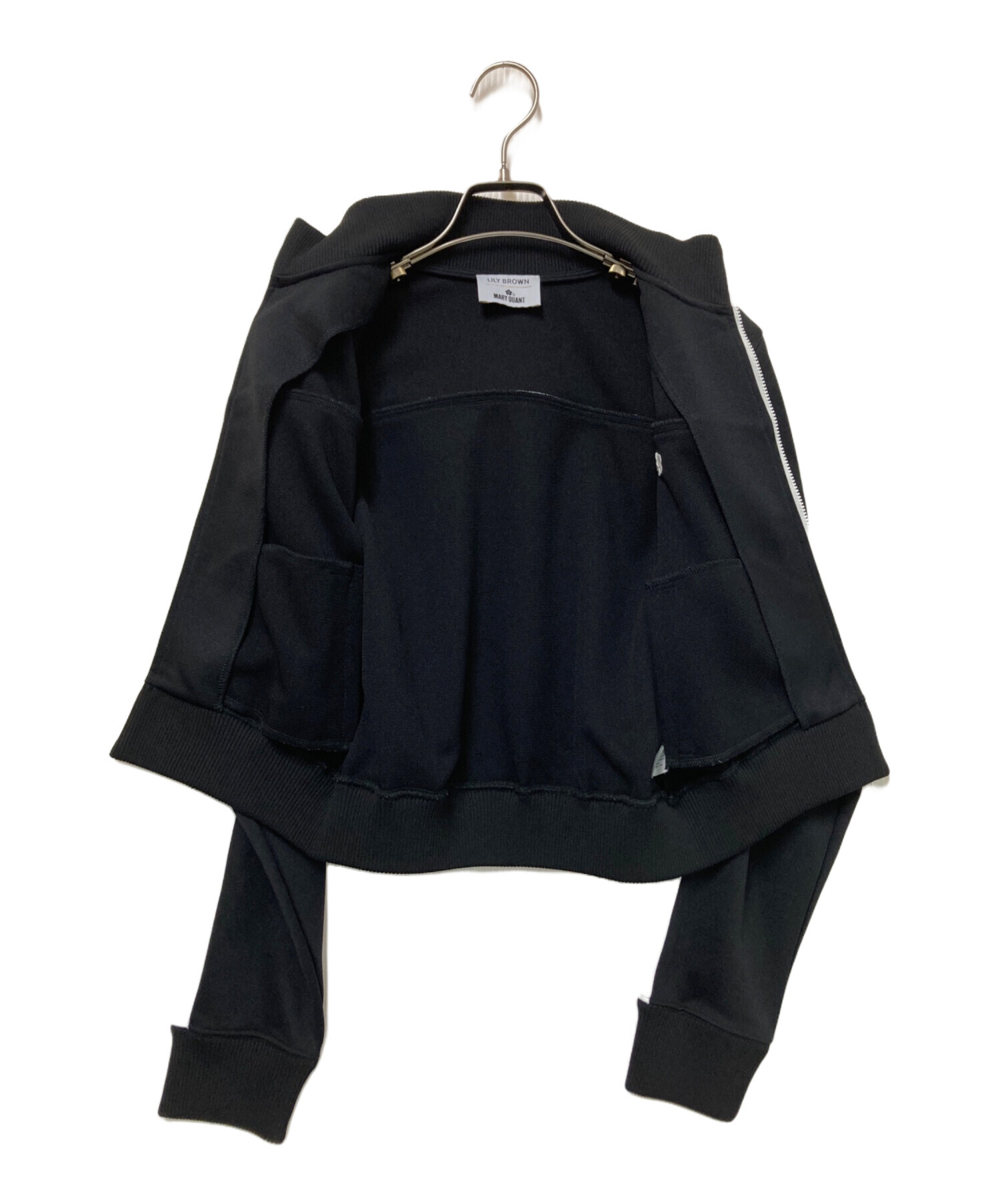 LILY BROWN × MARY QUANT ブラック ジャージ LILY BROWN×MARY QUANT】トラックジャージ(ブルゾン)｜アウター｜LILY