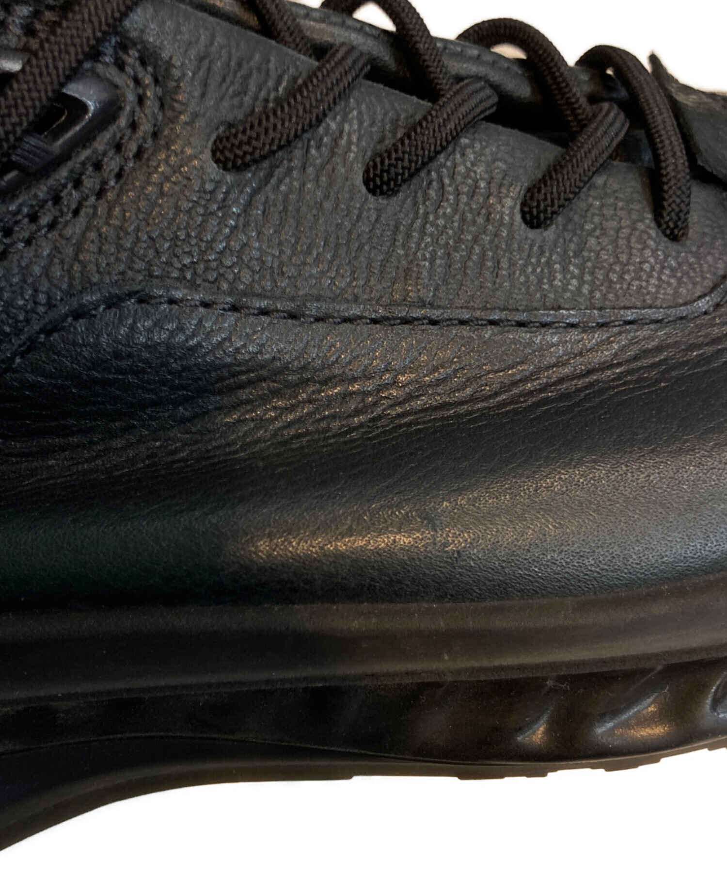 中古・古着通販】ECCO (エコー) レザーシューズ ブラック サイズ:25.5