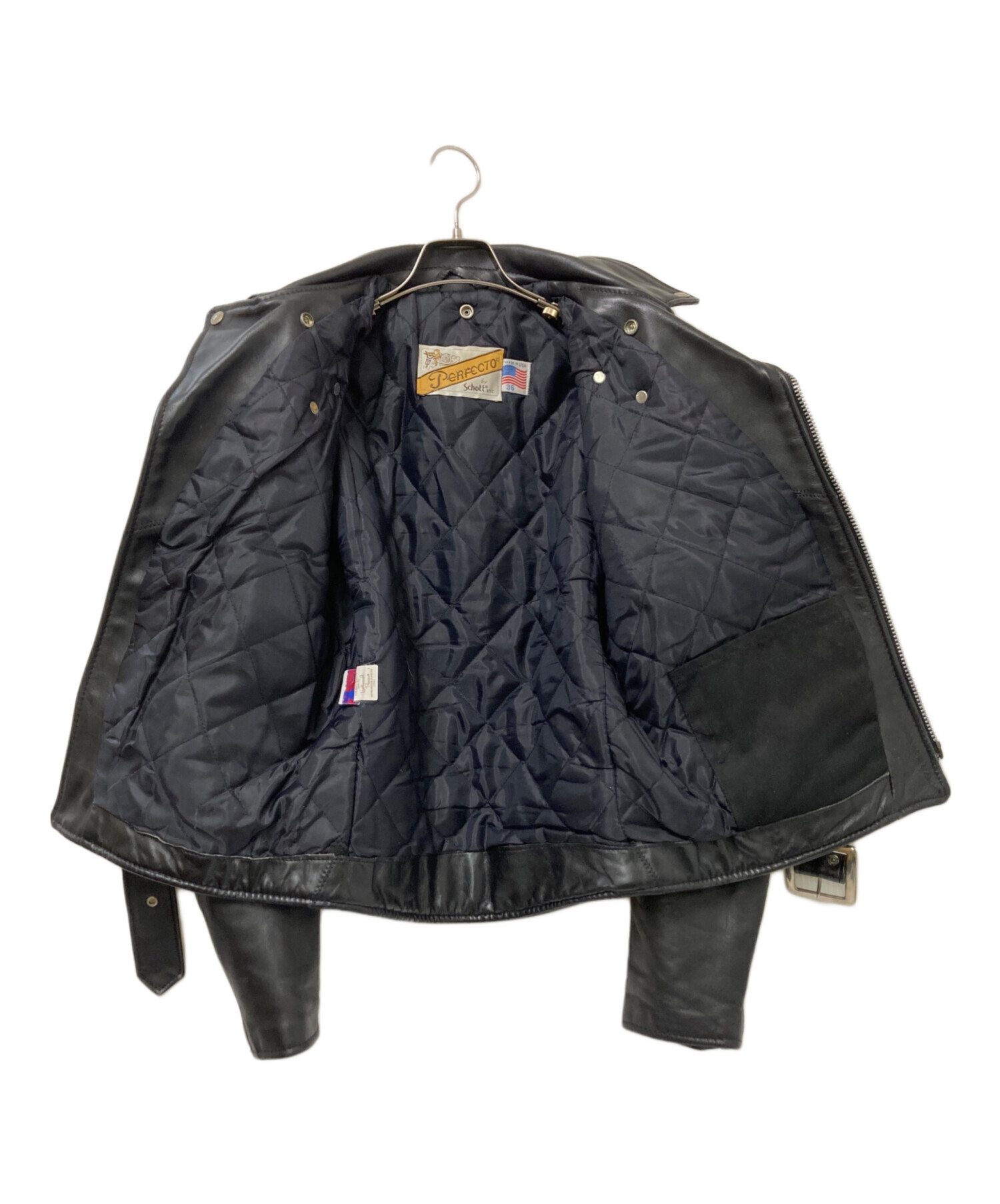 中古・古着通販】Schott (ショット) 618ダブルライダースジャケット