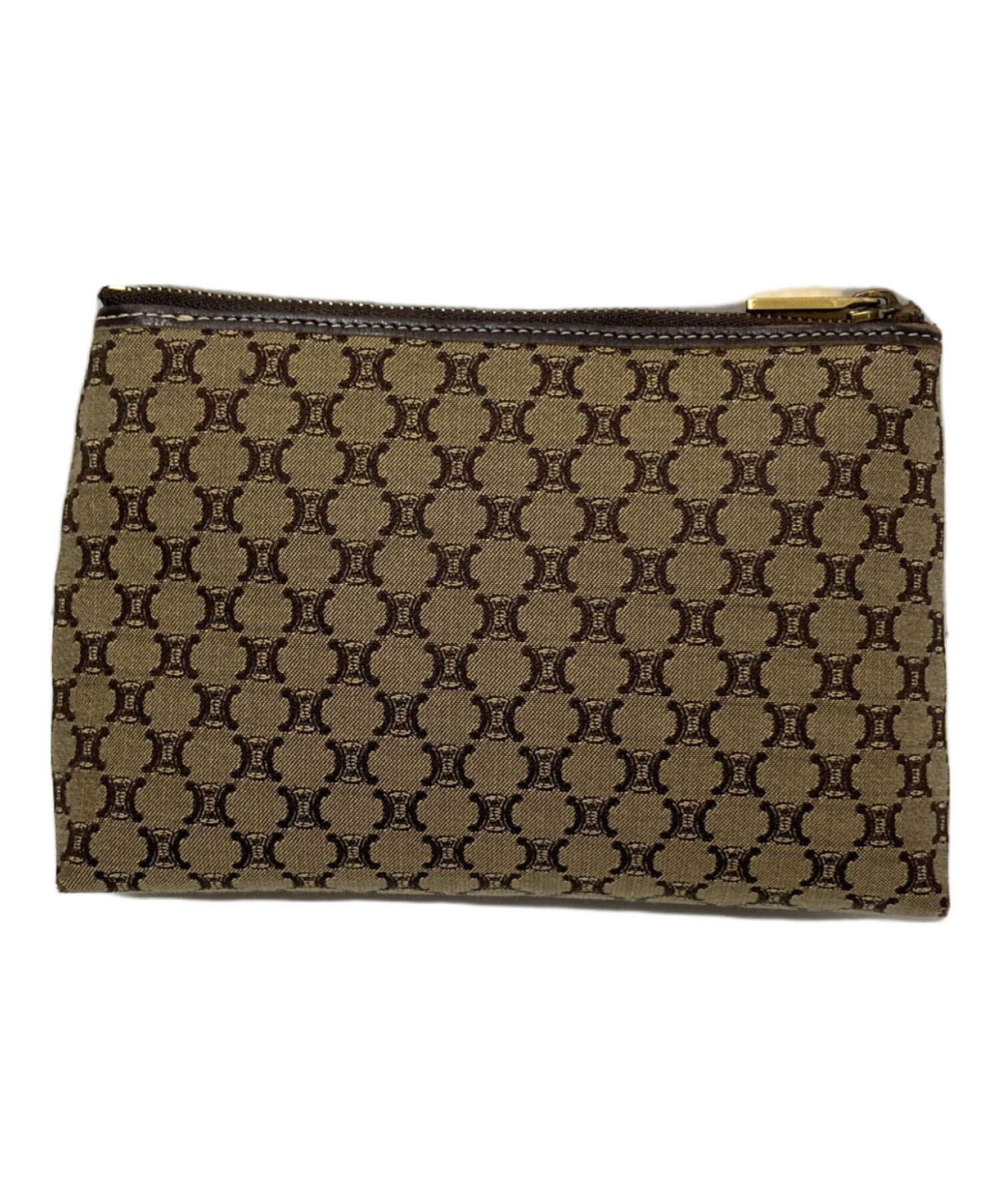 中古・古着通販】CELINE (セリーヌ) 化粧ポーチ ブラウン サイズ:下記 