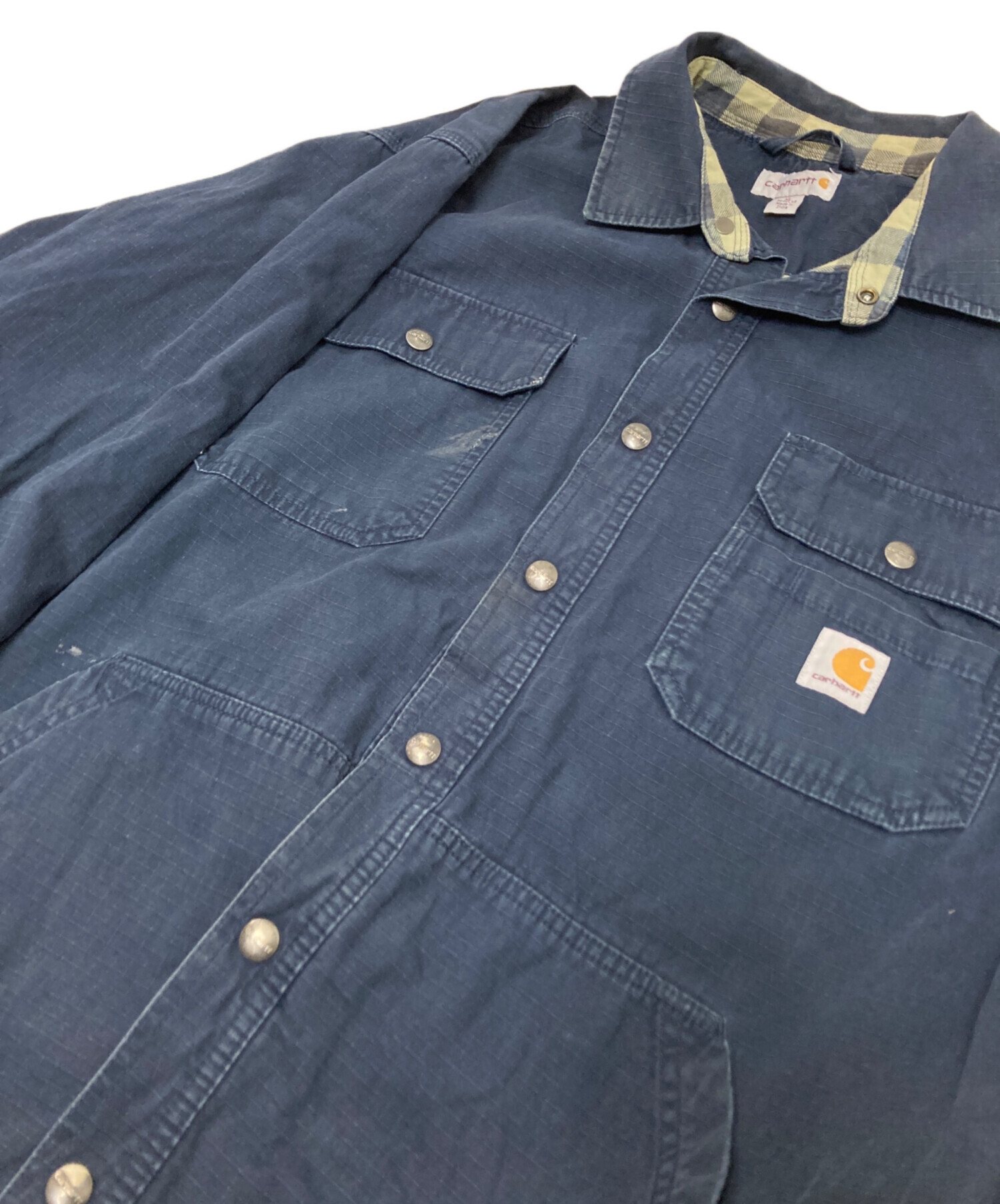 中古・古着通販】CarHartt (カーハート) カバーオール ネイビー サイズ