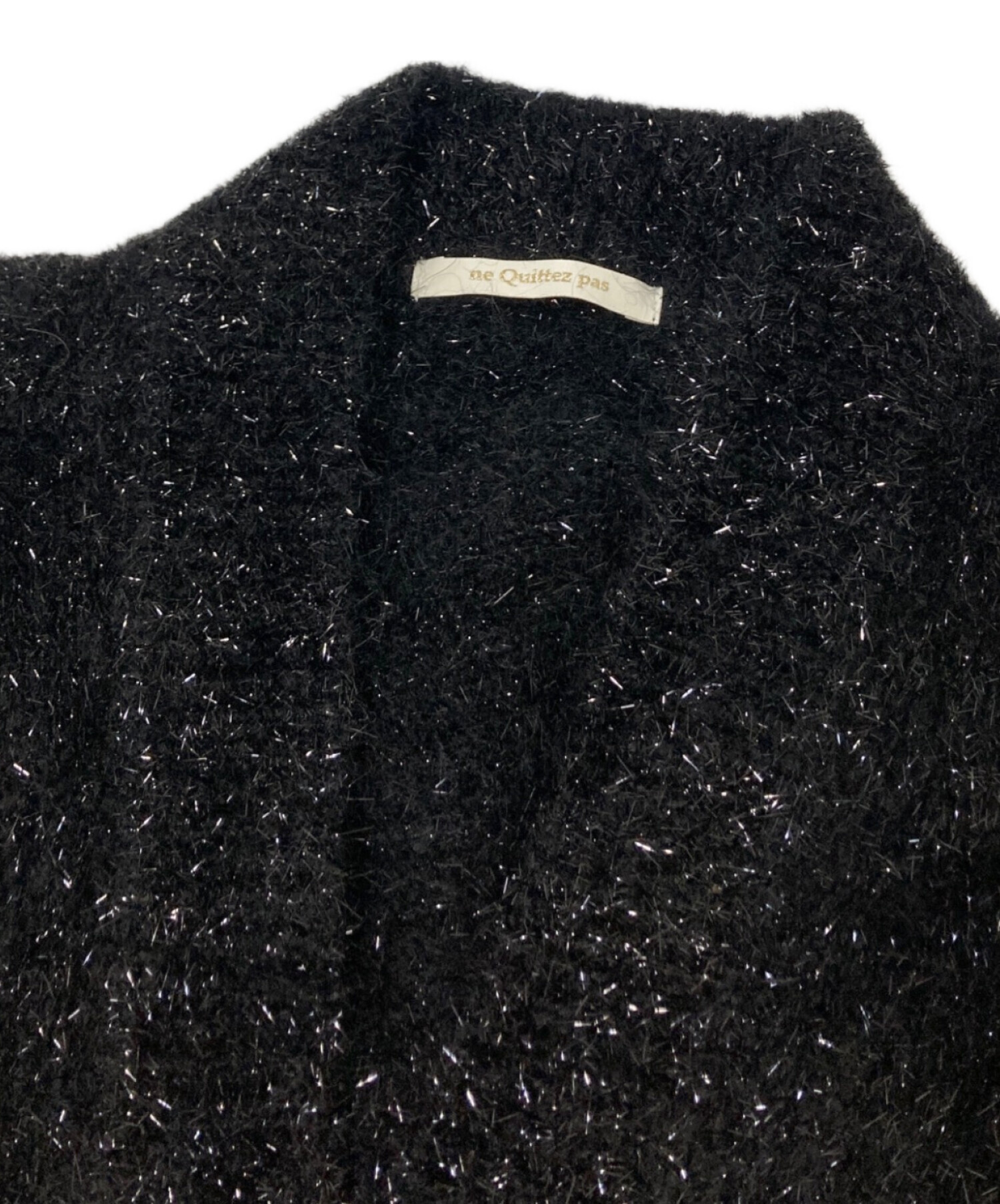 中古・古着通販】ne quittez pas (ヌキテパ) Alpaca Lurex Cardigan