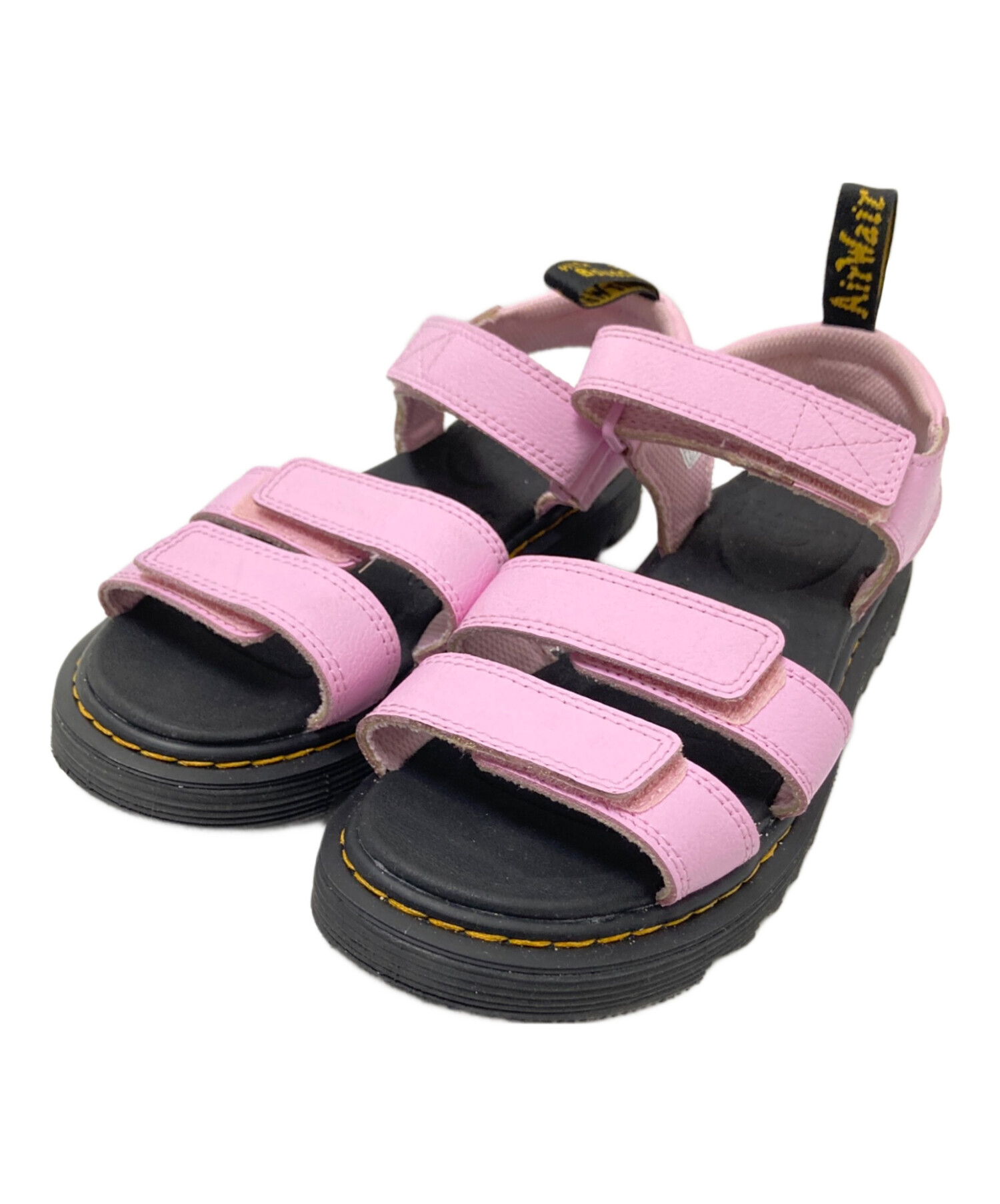 ドクターマーチン サンダル ピンク　大幅値下げ 中古・古着通販】Dr.Martens (ドクターマーチン) ストラップサンダル
