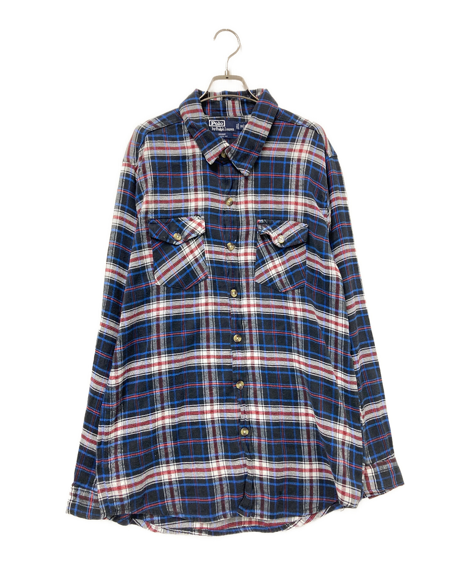 ポロラルフローレン women's タグ付き未使用　0サイズ　チェックアウター 中古・古着通販】POLO RALPH LAUREN (ポロ・ラルフローレン) ダブル
