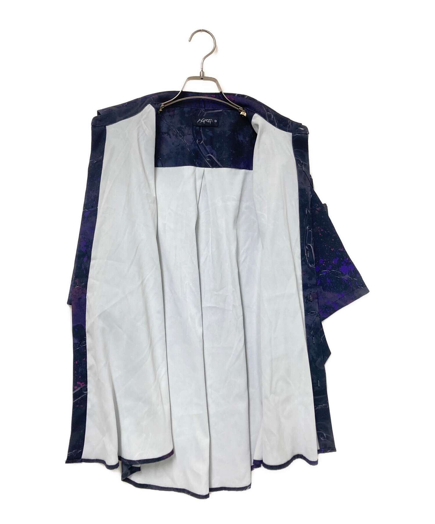 hrm様用です°・*:.。.☆ 中古・古着通販】HARE (ハレ) チェーンガラネクタイシャツ ブラック