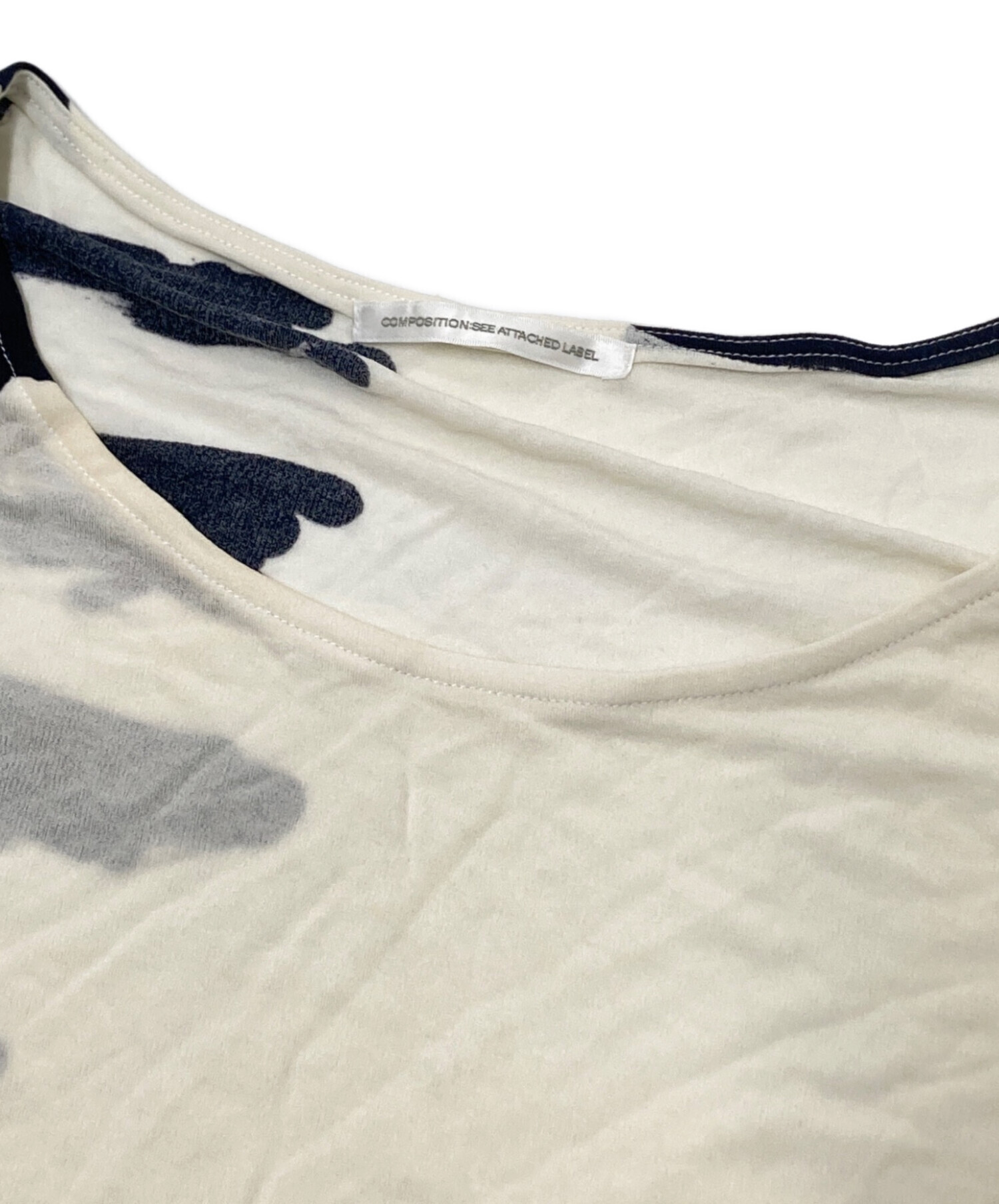 Y's ワイズ Tシャツ・カットソー S 白 【古着】【中古】【送料無料】 Y's - Y's ワイズ Tシャツ・カットソー M 白 【古着】【中古】【送料