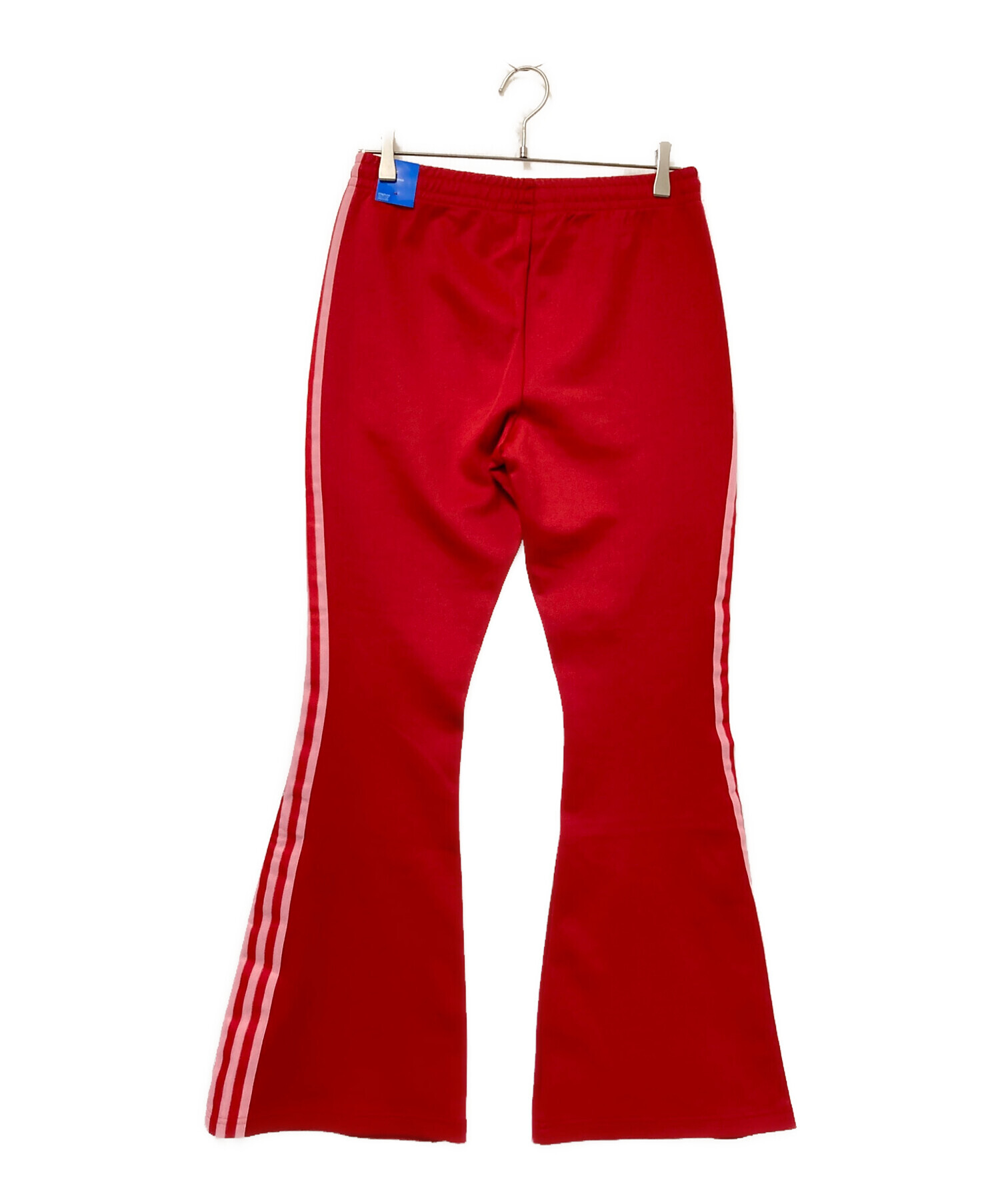 中古・古着通販】adidas (アディダス) フレアトラックパンツ レッド