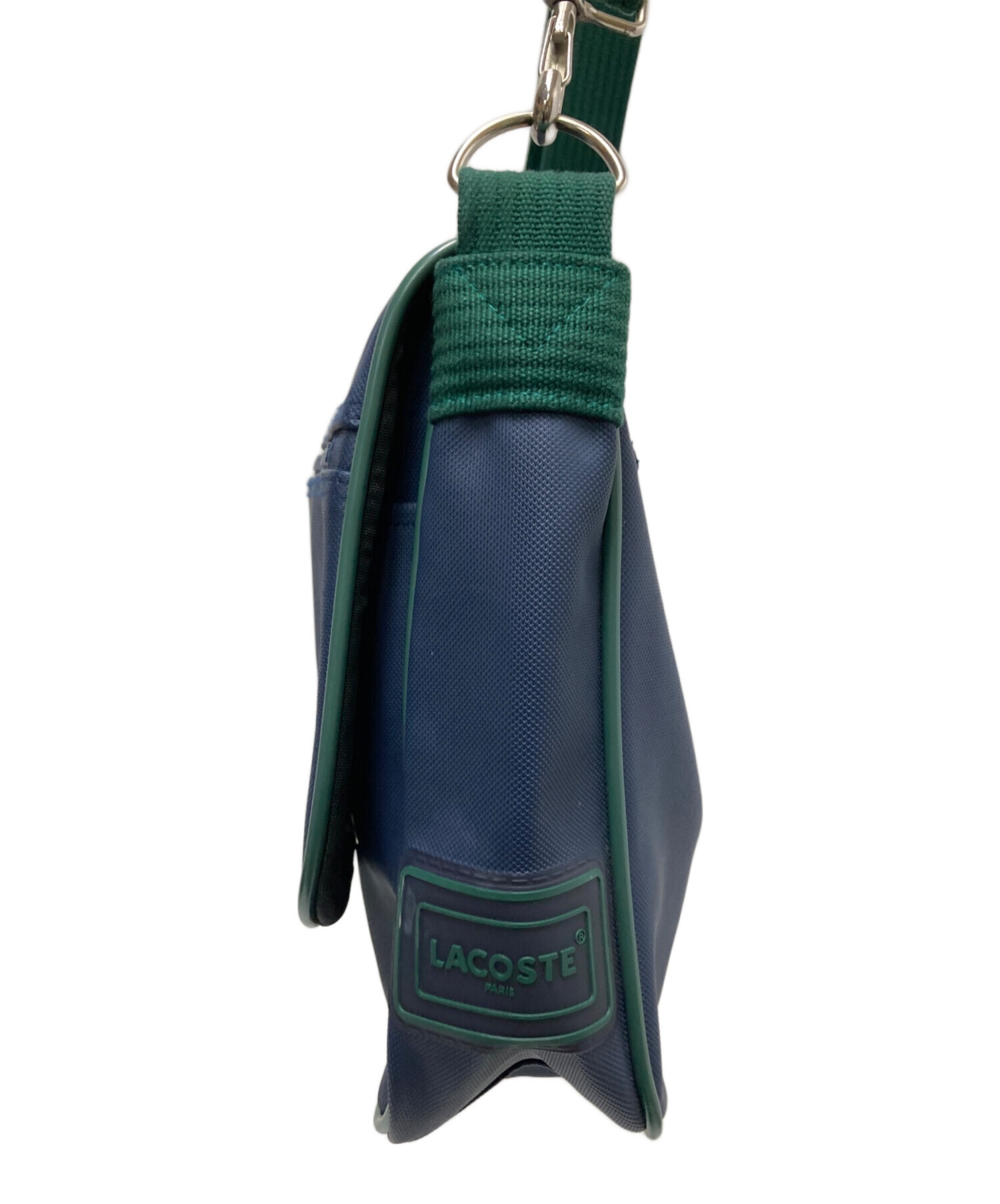 中古・古着通販】LACOSTE (ラコステ) メッセンジャーバッグ ネイビー 