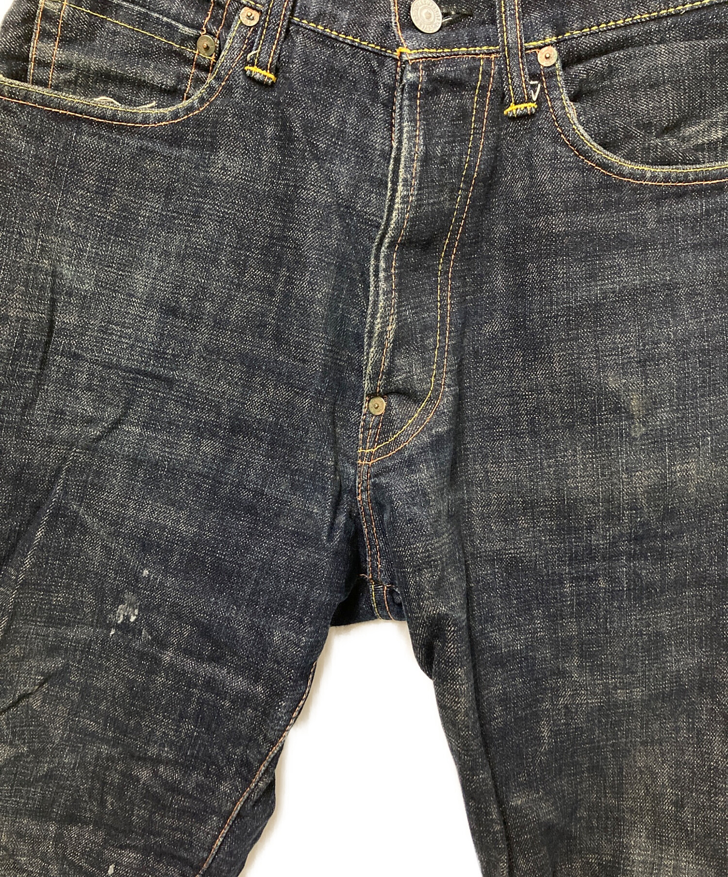 中古・古着通販】EVISU (エヴィス) カモメ・虎刺繍デニムパンツ