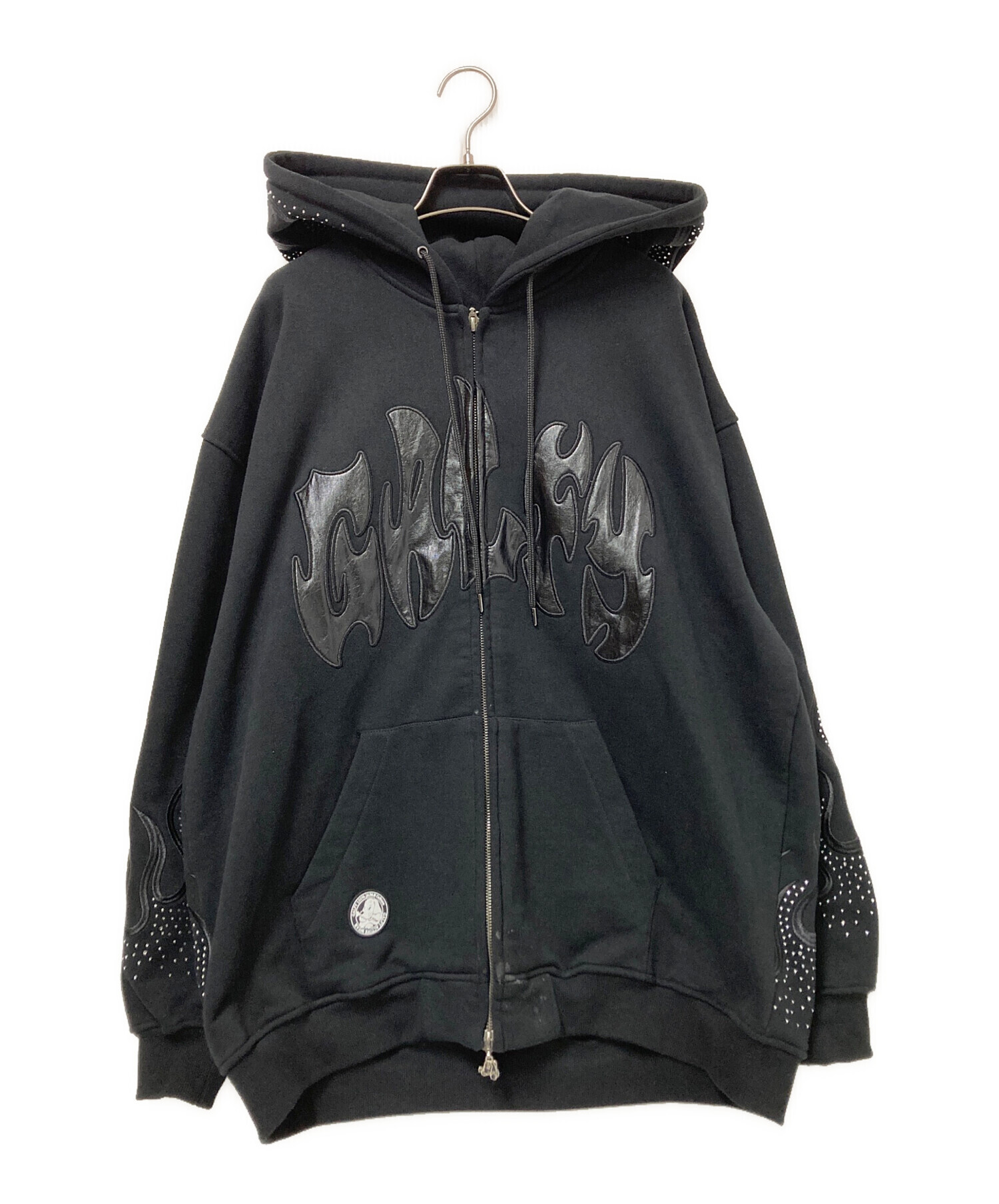中古・古着通販】GALFY (ガルフィー) ファイヤーピカピカZIPパーカー