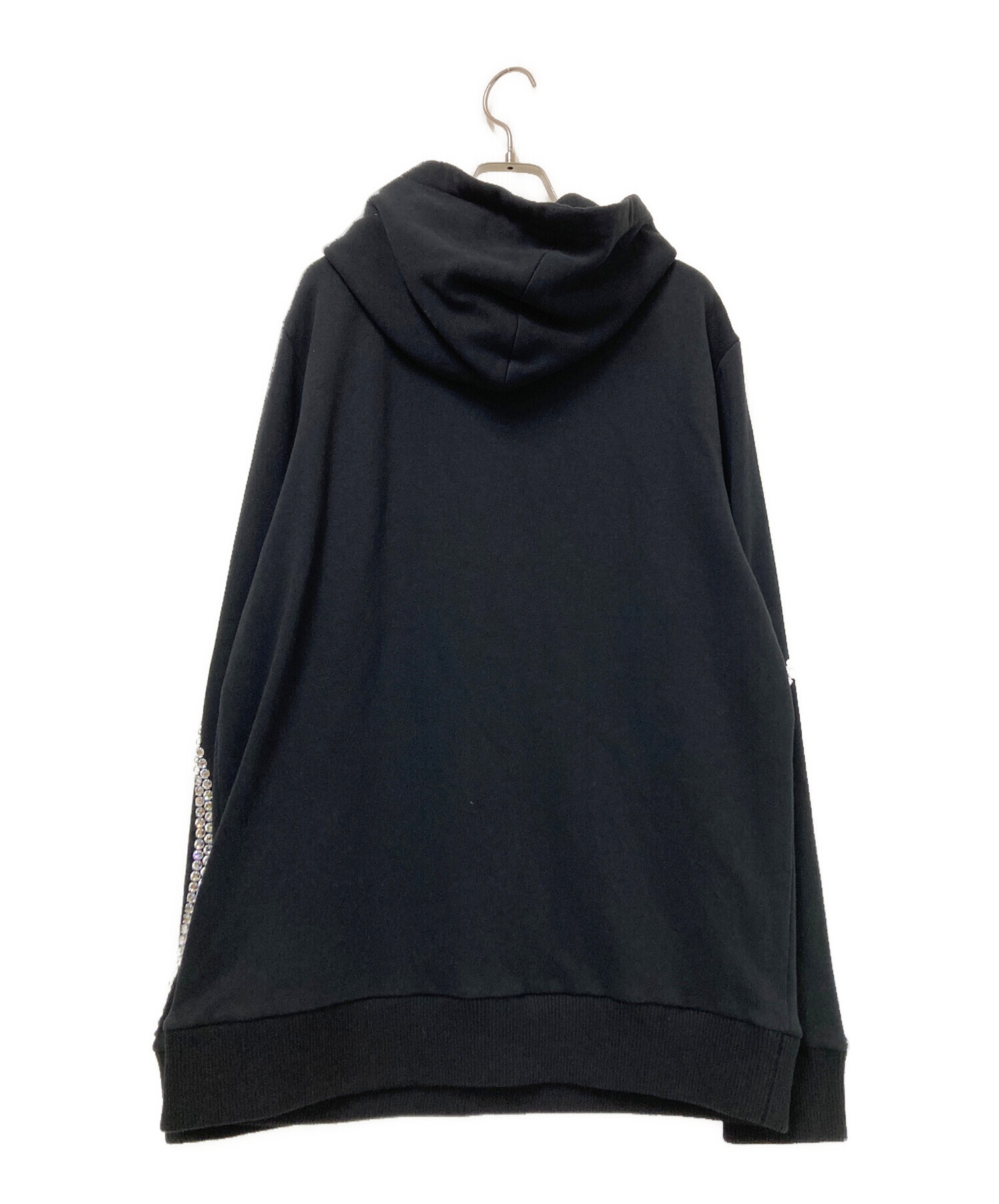 BALMAIN バルマン　グラフィティエフェクトフーディー　ロゴ　パーカー Balmain Black and White Graffiti Logo Hoodie Balmain