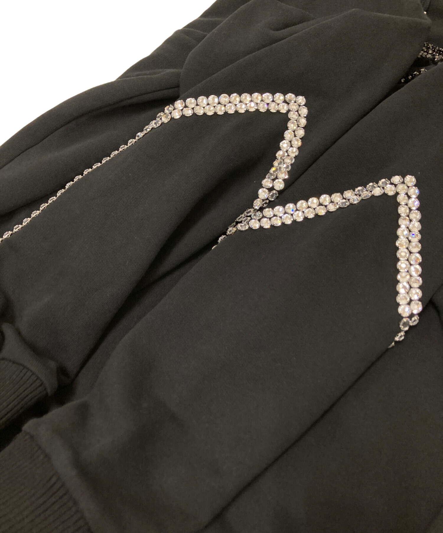 中古・古着通販】BALMAIN (バルマン) デコラティブ スウェットパーカー