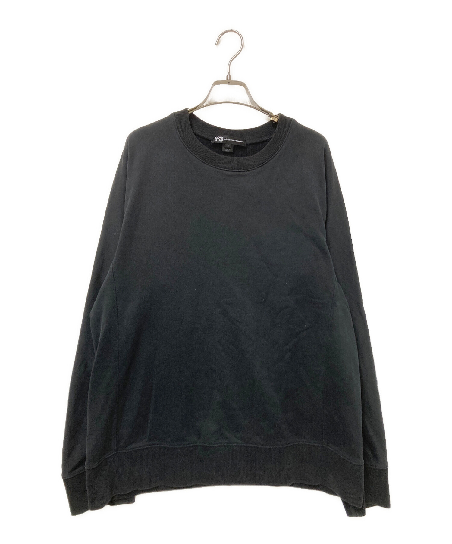 中古・古着通販】Y-3 (ワイスリー) バックロゴスウェット ブラック 