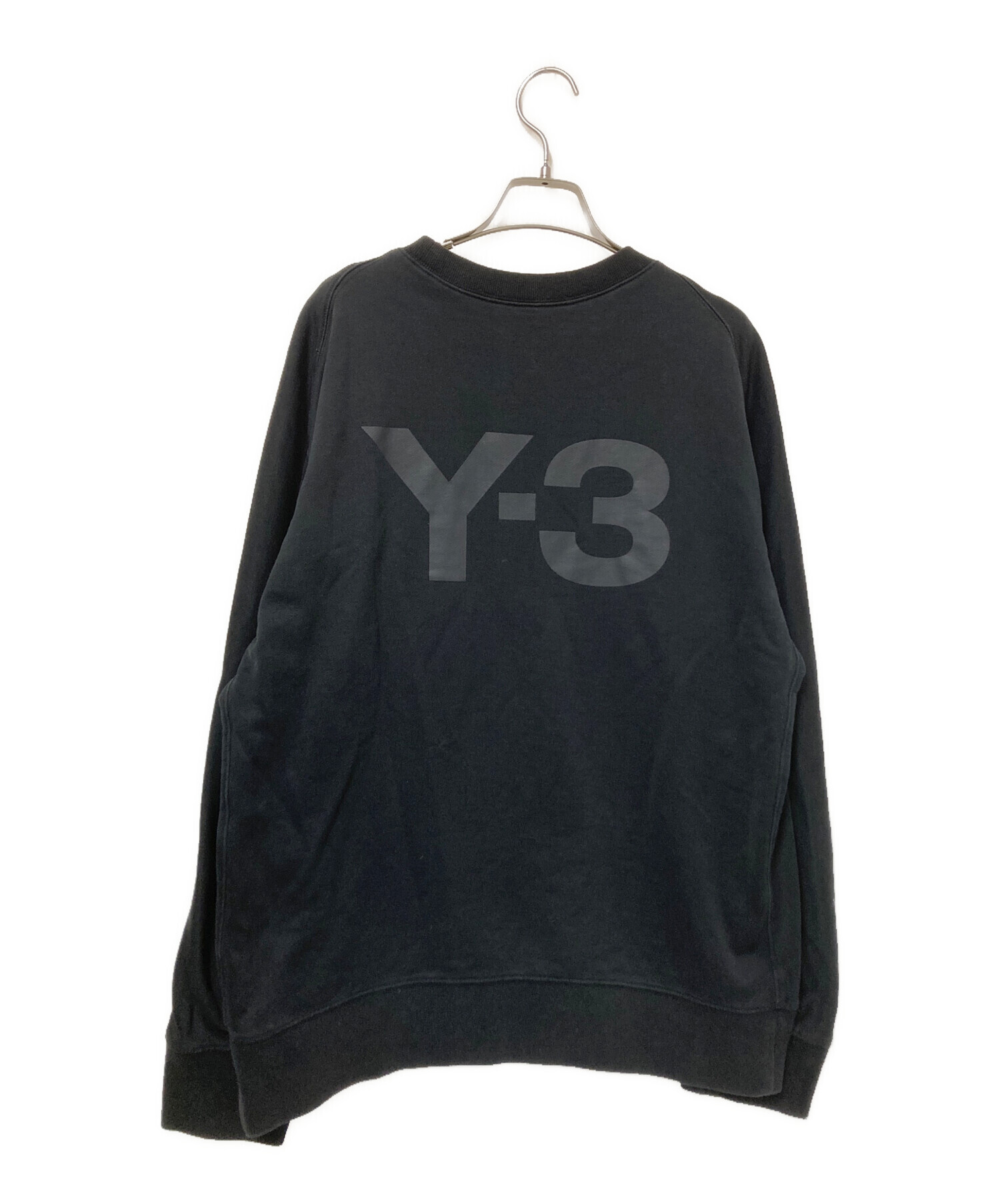 中古・古着通販】Y-3 (ワイスリー) バックロゴスウェット ブラック 