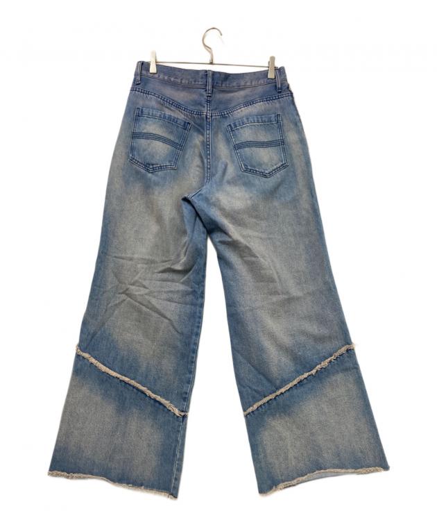 中古・古着通販】HARE (ハレ) コンバートフリンジデニムパンツ 