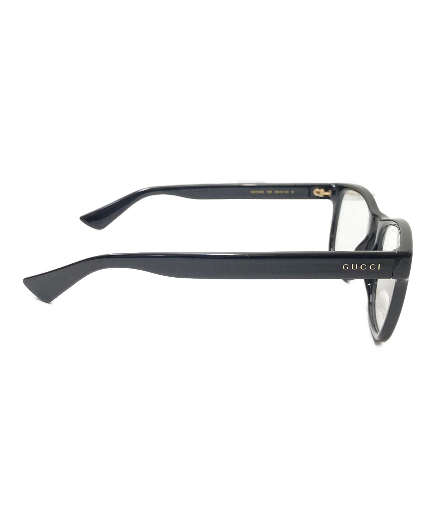 GUCCI チタン眼鏡　レア 中古・古着通販】GUCCI (グッチ) 眼鏡 ブラック サイズ:56□18-145