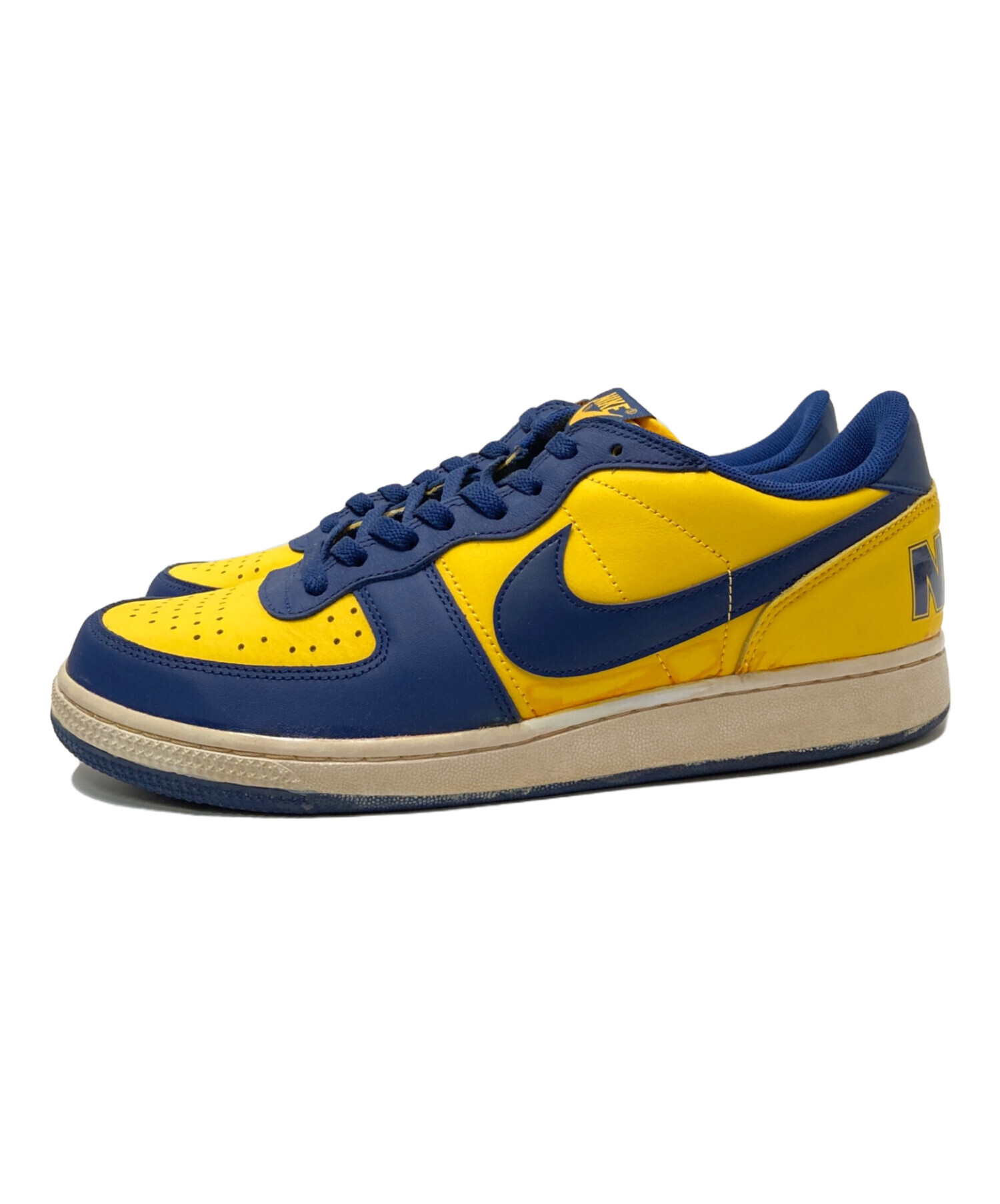 中古・古着通販】NIKE (ナイキ) ローカットスニーカー イエロー 
