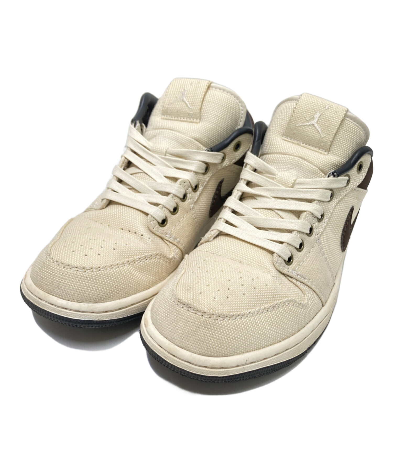 中古・古着通販】NIKE (ナイキ) AIR JORDAN 1 LOW PRM ベージュ 