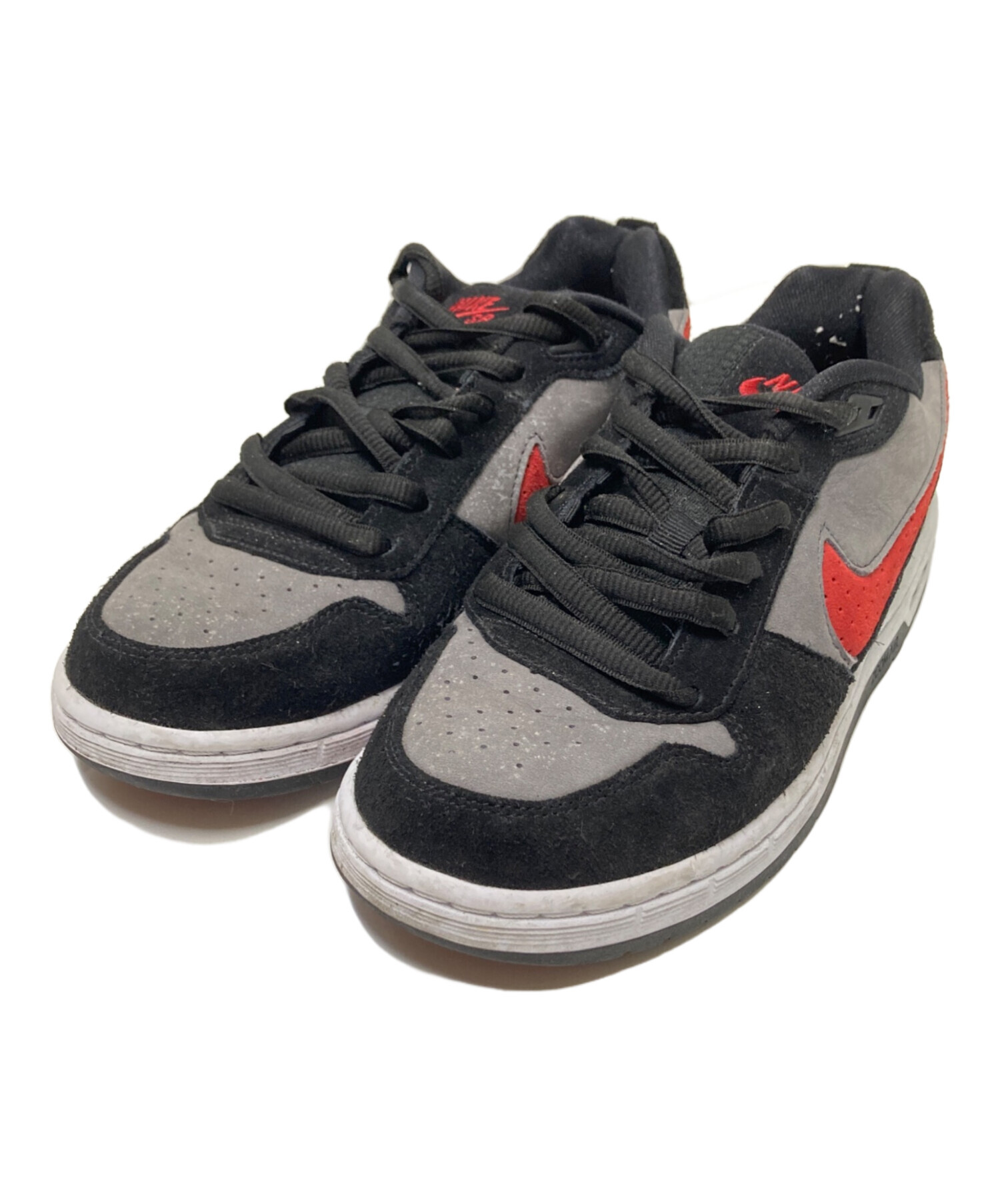 中古・古着通販】NIKE (ナイキ) ローカットスニーカー グレー×ブラック 