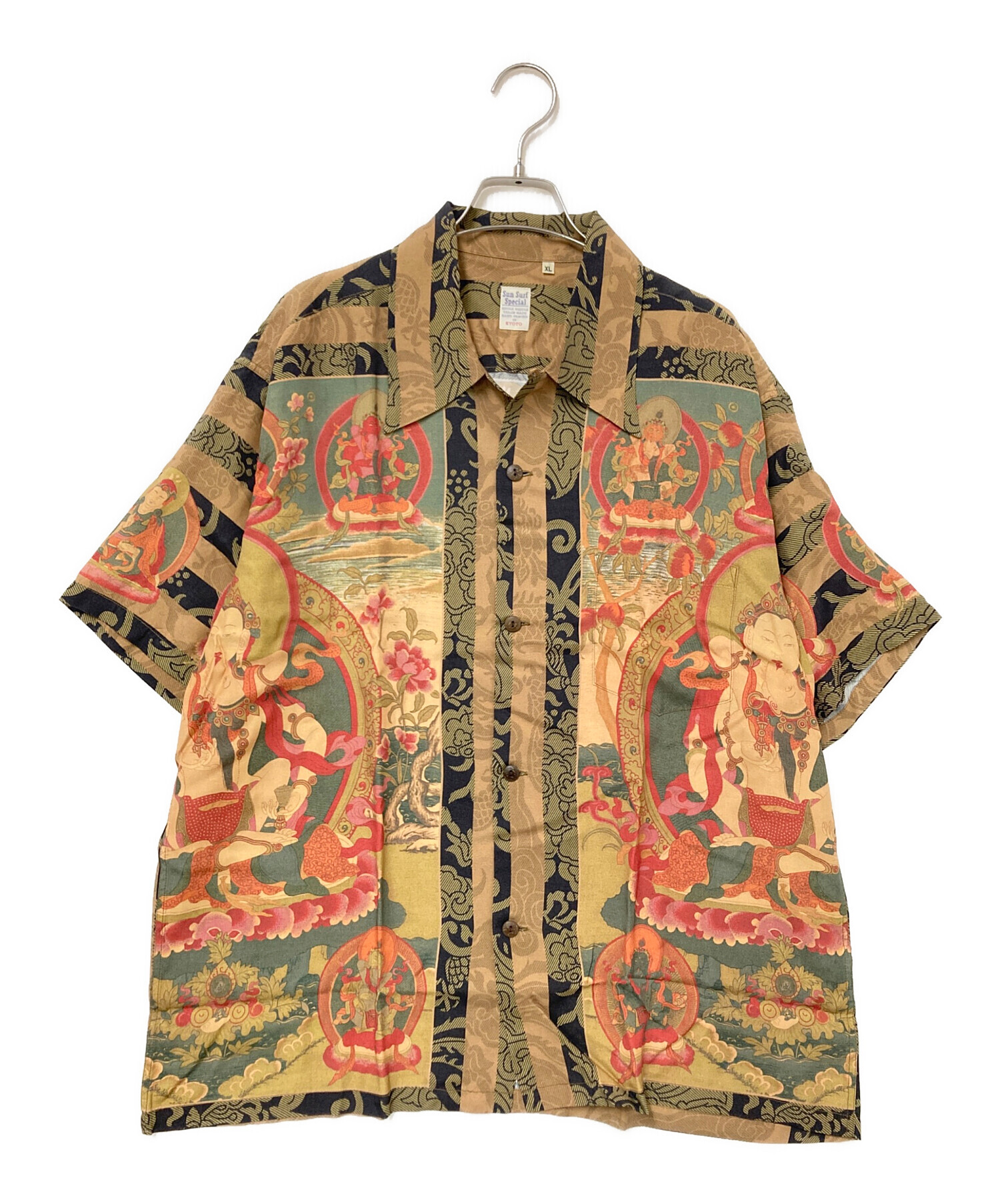 中古・古着通販】Sun Surf (サンサーフ) “MANDALA” ベージュ サイズ:XL