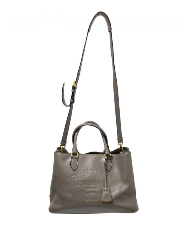 中古・古着通販】PRADA (プラダ) BORSA A MANO カーフレザートート