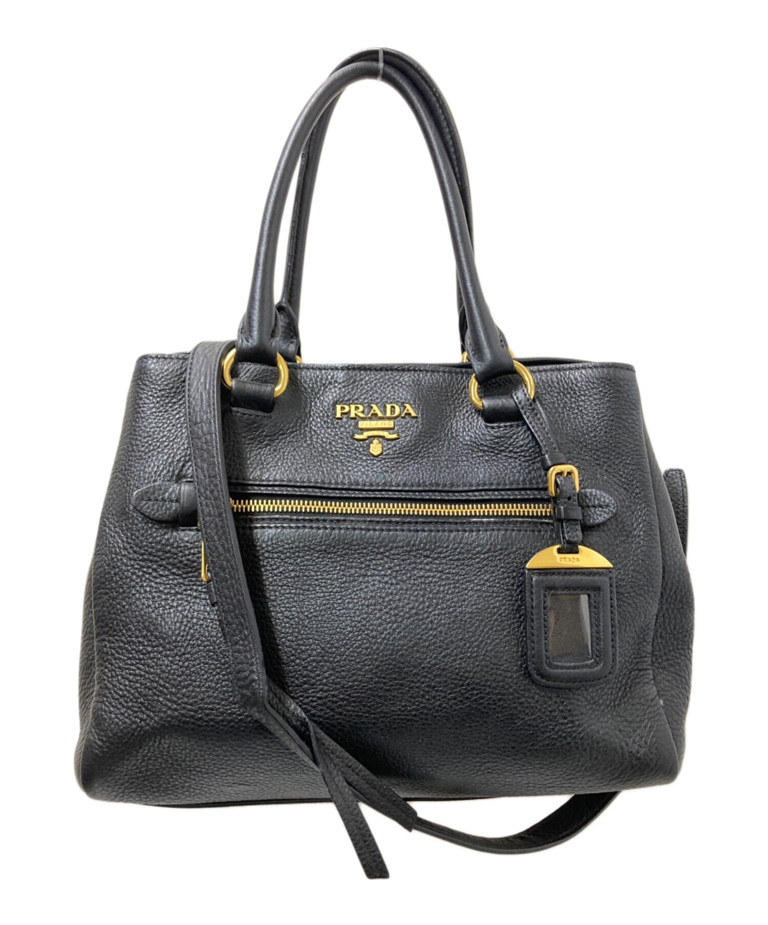 中古・古着通販】PRADA (プラダ) 2WAYバッグ ブラック｜ブランド・古着