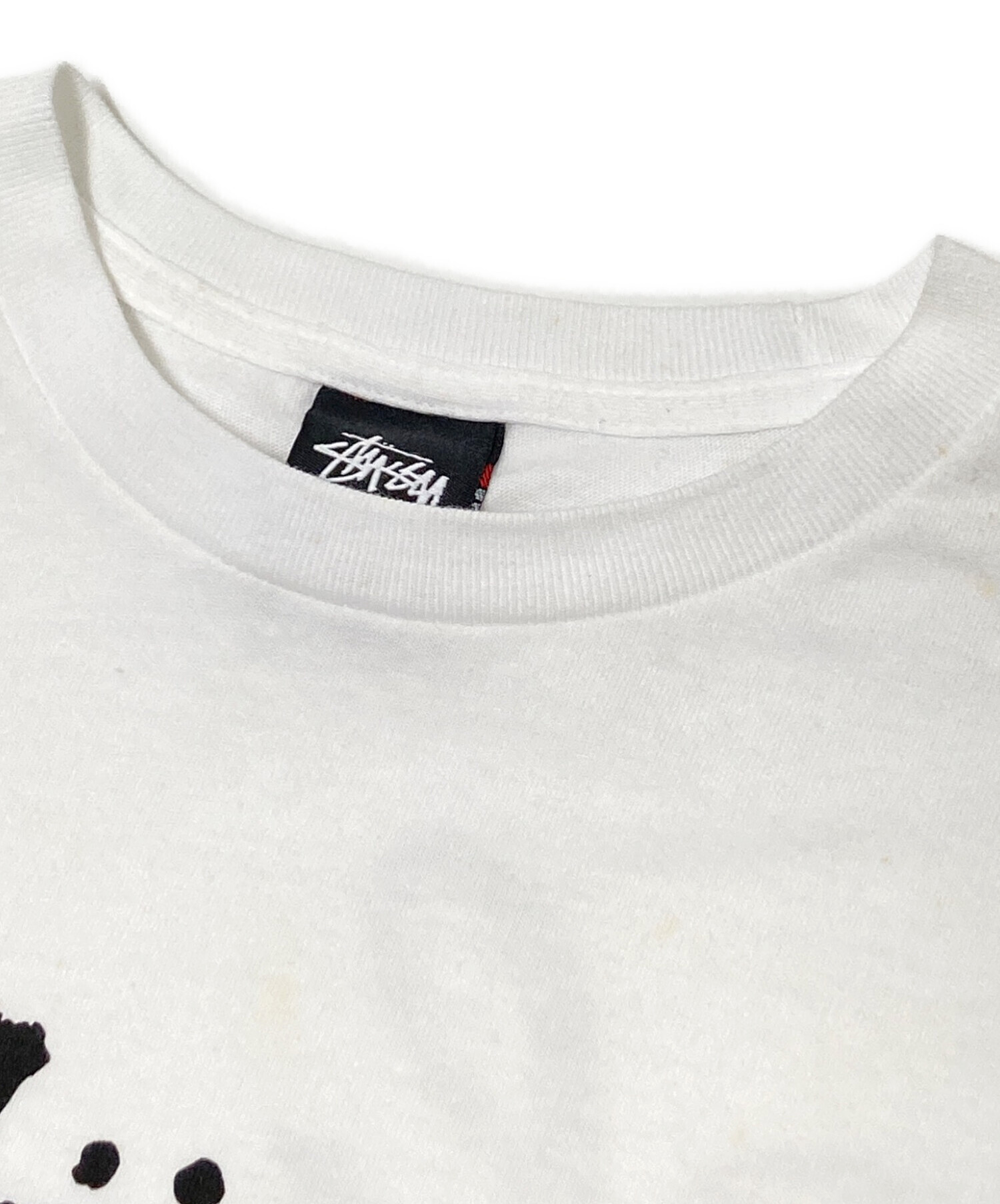 中古・古着通販】stussy (ステューシー) プリントTシャツ ホワイト